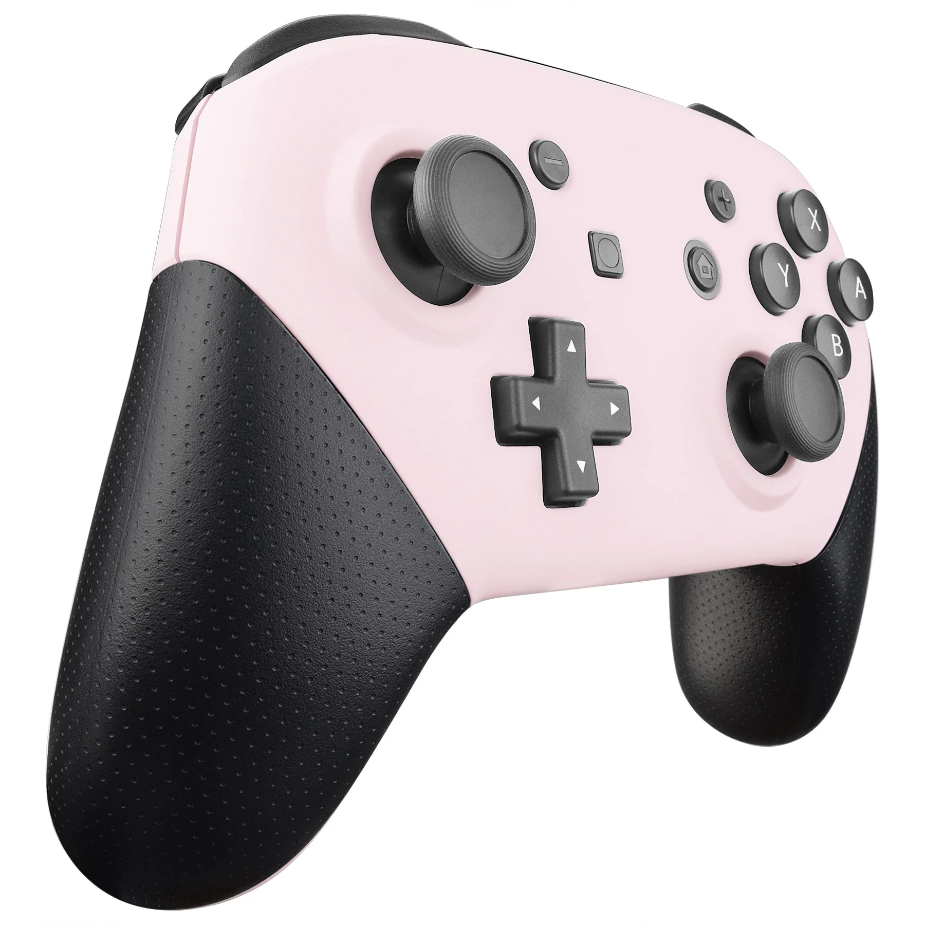eXtremeRate Replacement Faceplate and Backplate for Nintendo Switch Pro Controller - Cherry Blossoms Pink - Image 5