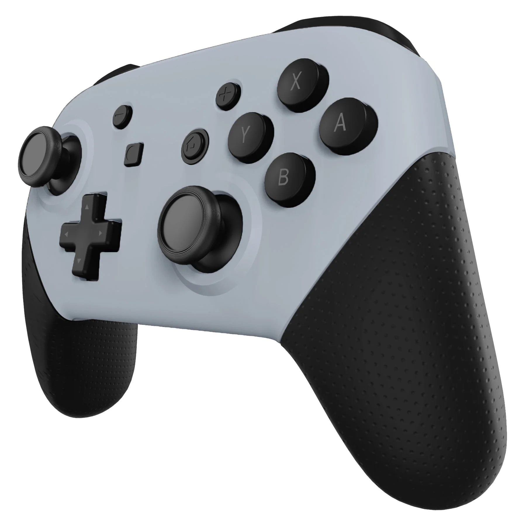 eXtremeRate Replacement Faceplate and Backplate for Nintendo Switch Pro Controller - New Hope Gray - Image 4