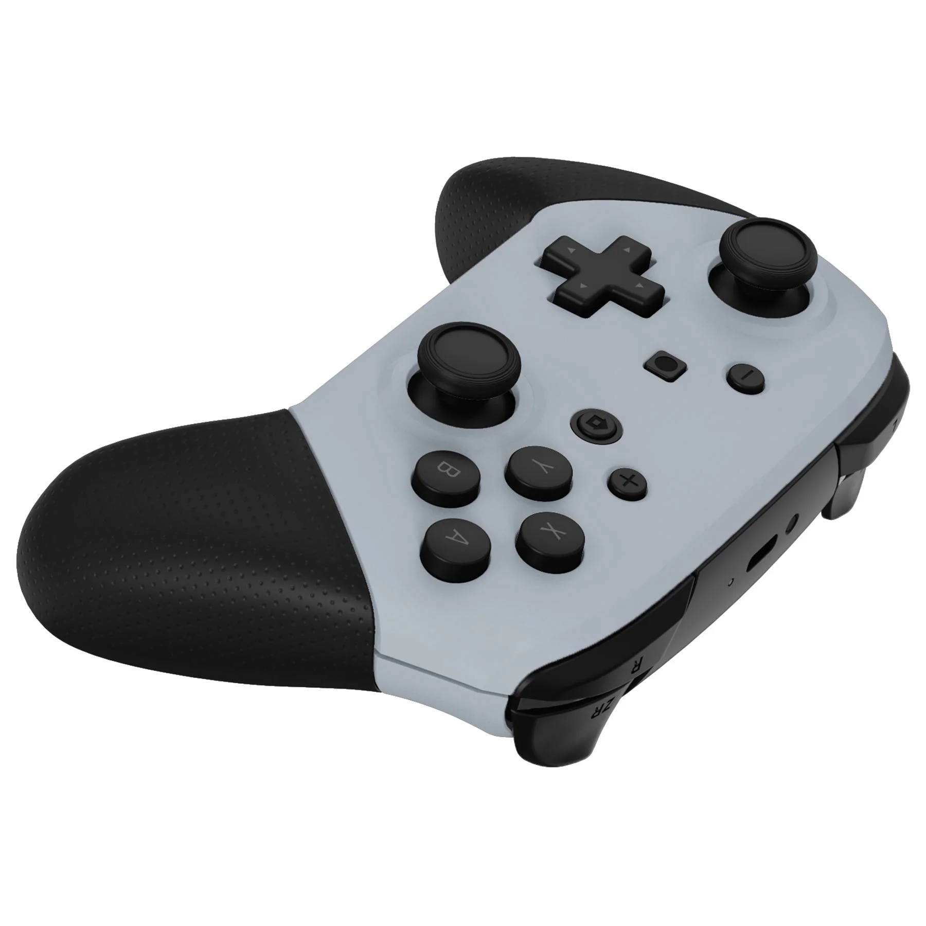 eXtremeRate Replacement Faceplate and Backplate for Nintendo Switch Pro Controller - New Hope Gray - Image 6