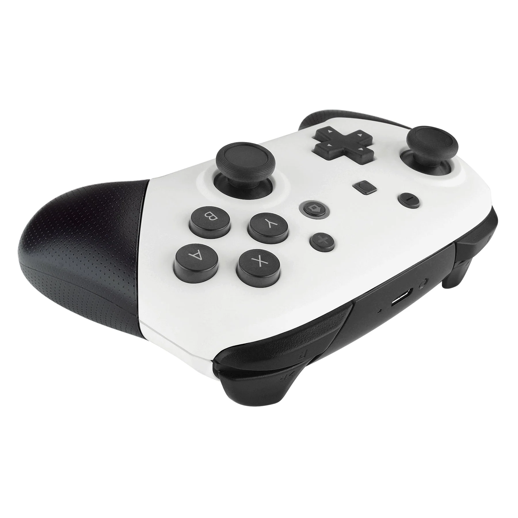 eXtremeRate Replacement Faceplate and Backplate for Nintendo Switch Pro Controller - White - Image 6