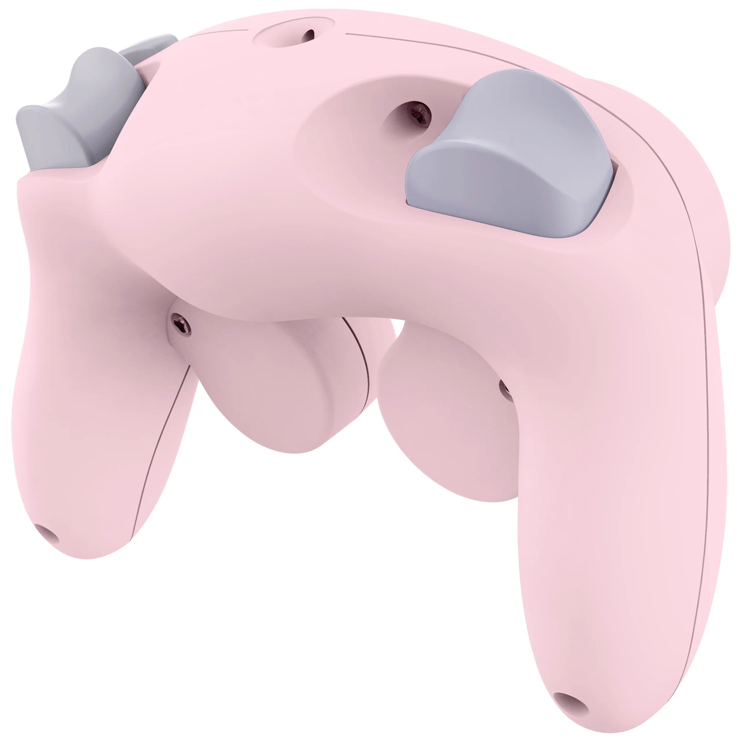 eXtremeRate Replacement Faceplate Backplate with Buttons for Nintendo GameCube Controller NGC - Cherry Blossoms Pink - Image 6