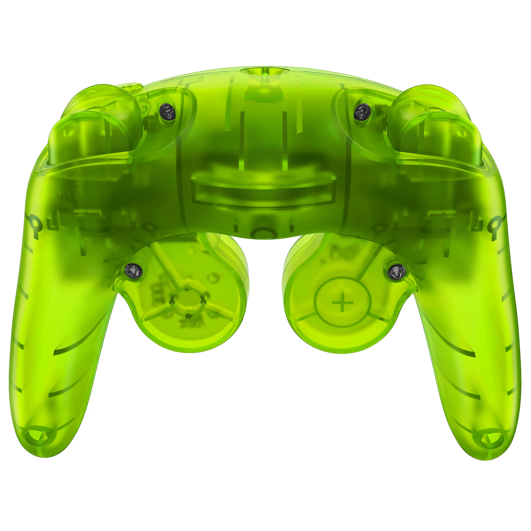 eXtremeRate Replacement Faceplate Backplate with Buttons for Nintendo GameCube Controller NGC - Clear Lime Green - Image 7