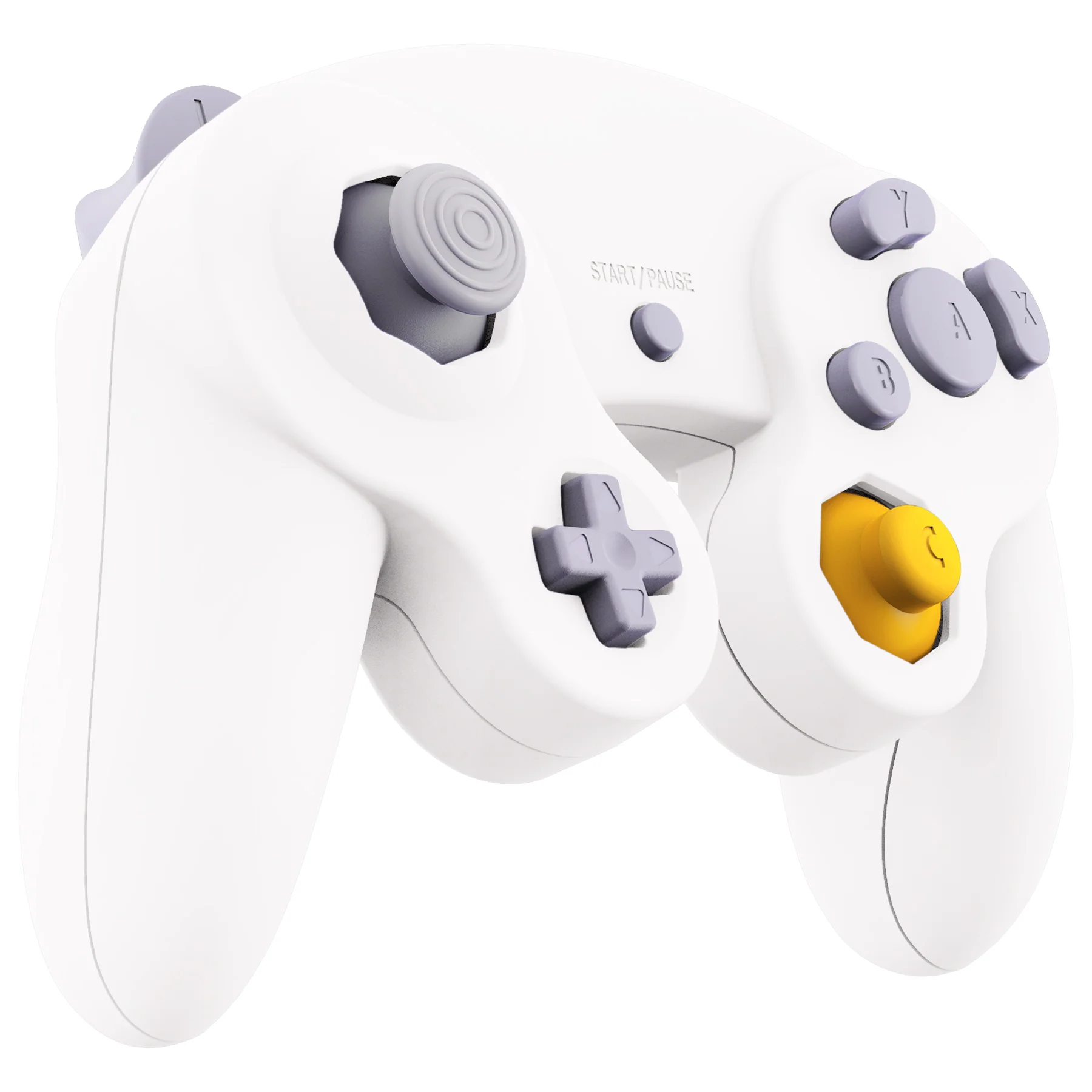 eXtremeRate Replacement Faceplate Backplate with Buttons for Nintendo GameCube Controller NGC - White - Image 5