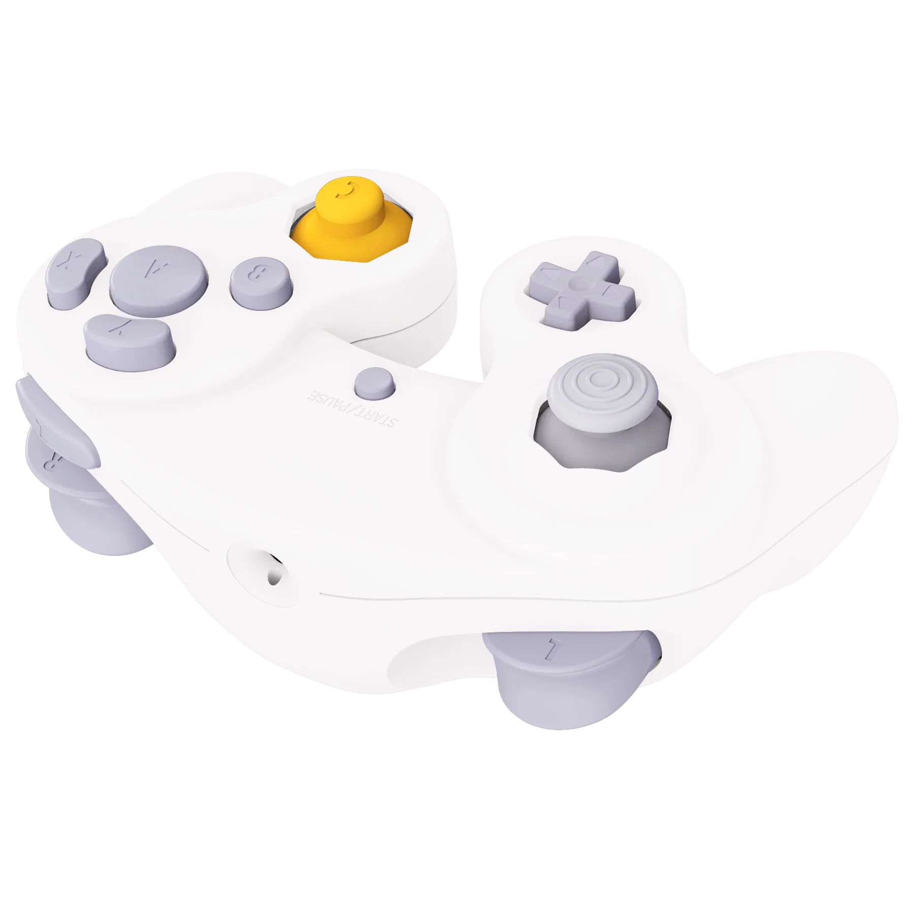 eXtremeRate Replacement Faceplate Backplate with Buttons for Nintendo GameCube Controller NGC - White - Image 8