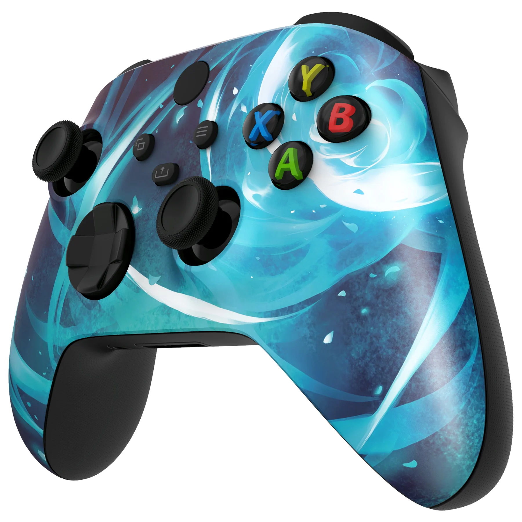 eXtremeRate Replacement Faceplate Front Housing Shell for Xbox Series X & S Controller - Aero Slash Magic - Image 4