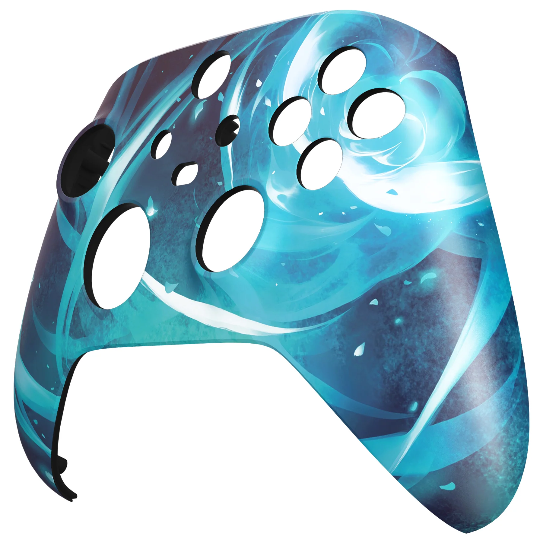 eXtremeRate Replacement Faceplate Front Housing Shell for Xbox Series X & S Controller - Aero Slash Magic - Image 8