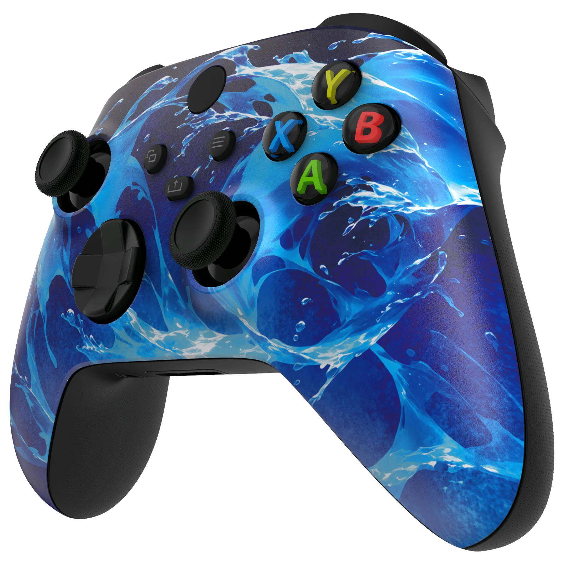 eXtremeRate Replacement Faceplate Front Housing Shell for Xbox Series X & S Controller - Aqua Magic - Image 4