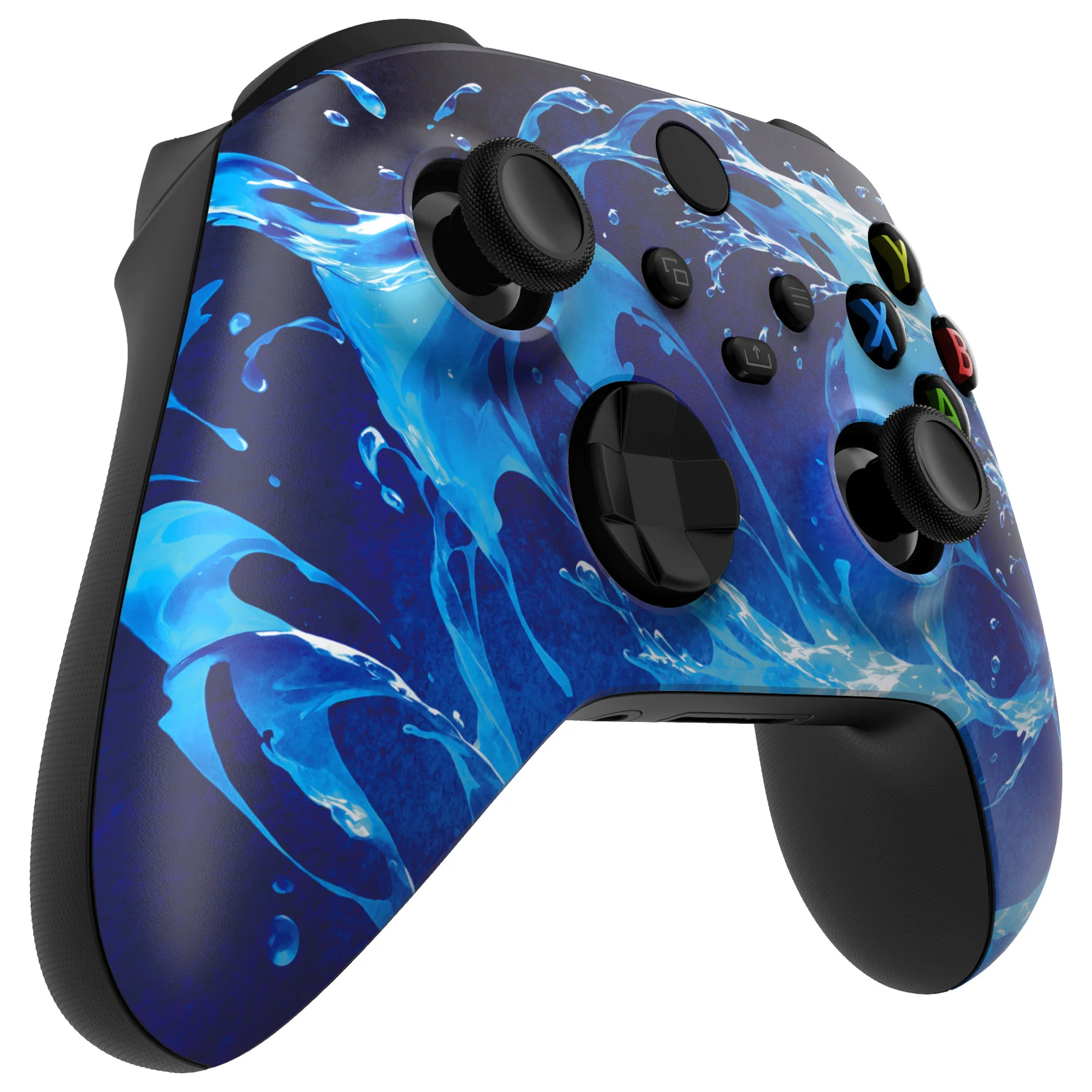 eXtremeRate Replacement Faceplate Front Housing Shell for Xbox Series X & S Controller - Aqua Magic - Image 5
