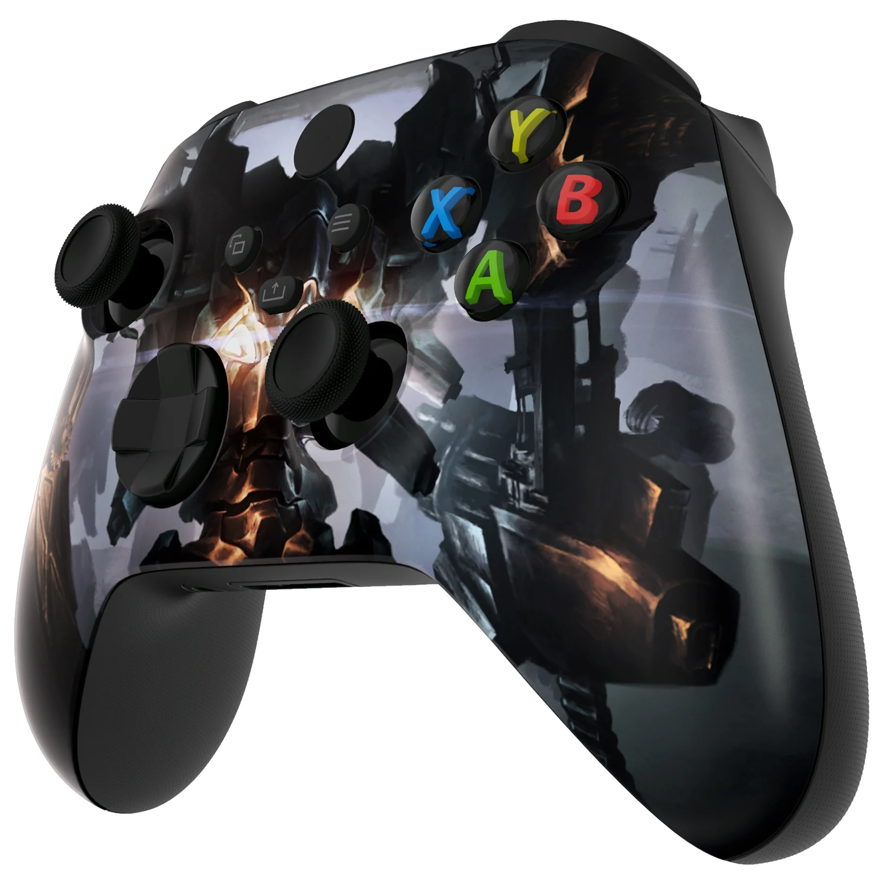 eXtremeRate Replacement Faceplate Front Housing Shell for Xbox Series X & S Controller - Armored Mercenary - Image 4