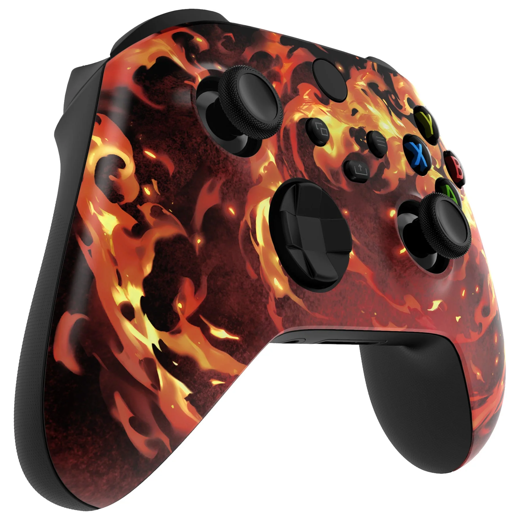 eXtremeRate Replacement Faceplate Front Housing Shell for Xbox Series X & S Controller - Blazing Magic - Image 5