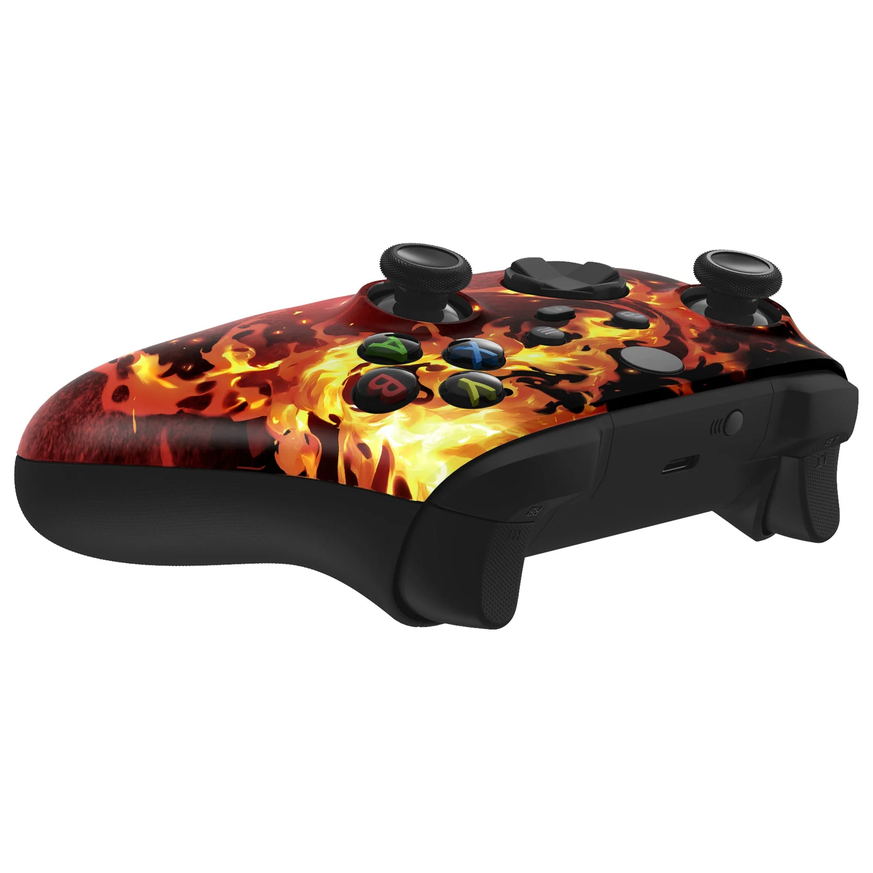 eXtremeRate Replacement Faceplate Front Housing Shell for Xbox Series X & S Controller - Blazing Magic - Image 6