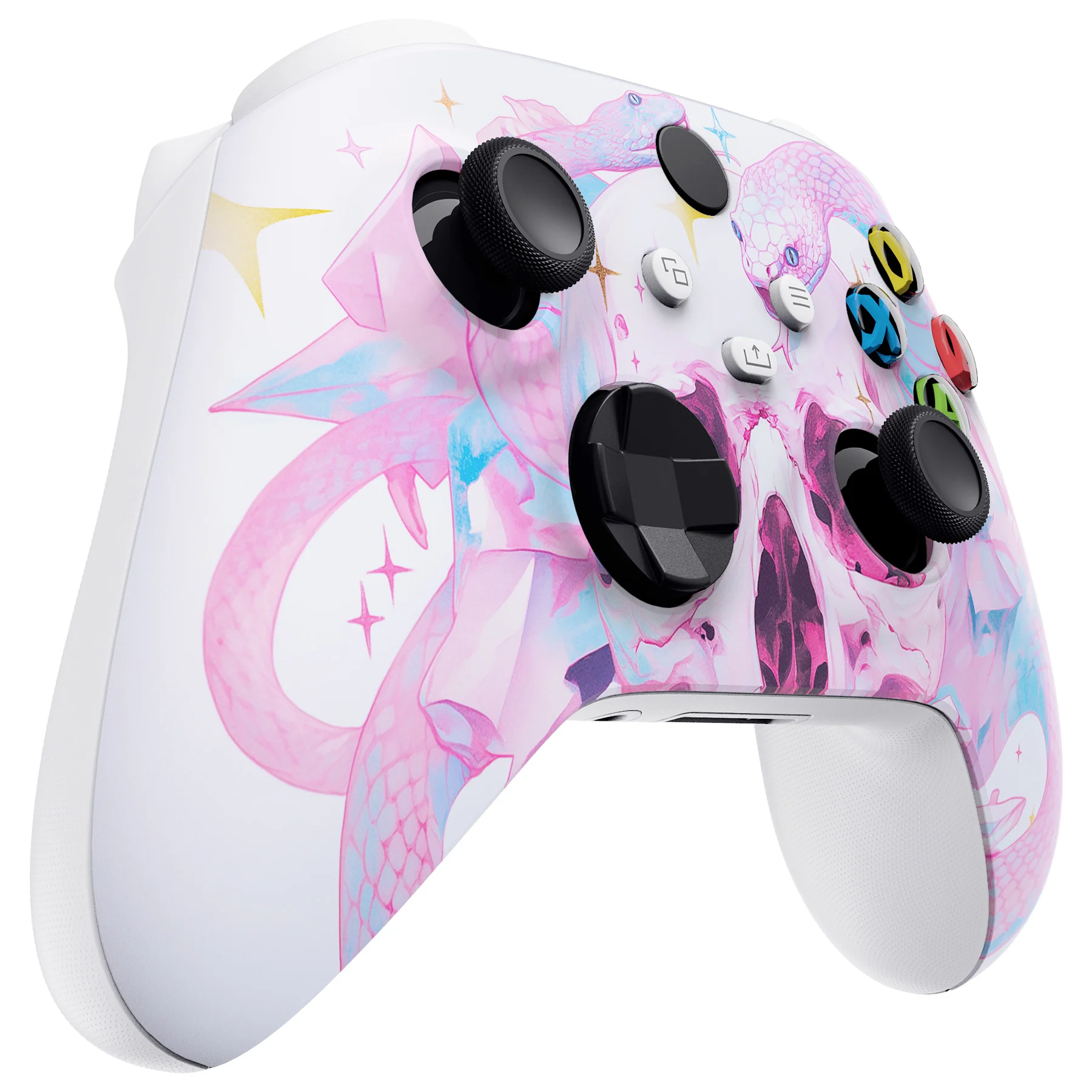 eXtremeRate Replacement Faceplate Front Housing Shell for Xbox Series X & S Controller - Celestial Serpent's Embrace - Image 5