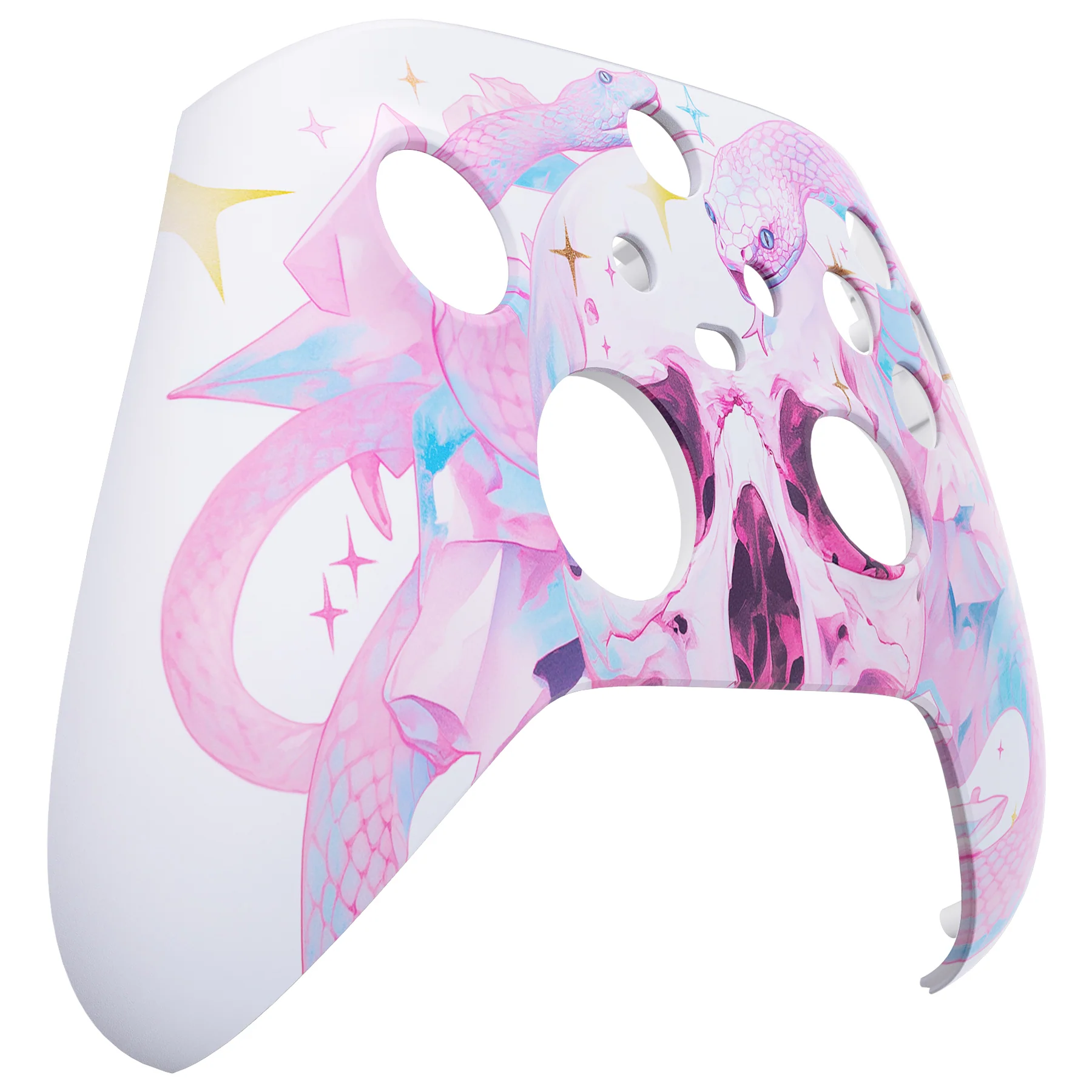 eXtremeRate Replacement Faceplate Front Housing Shell for Xbox Series X & S Controller - Celestial Serpent's Embrace - Image 9
