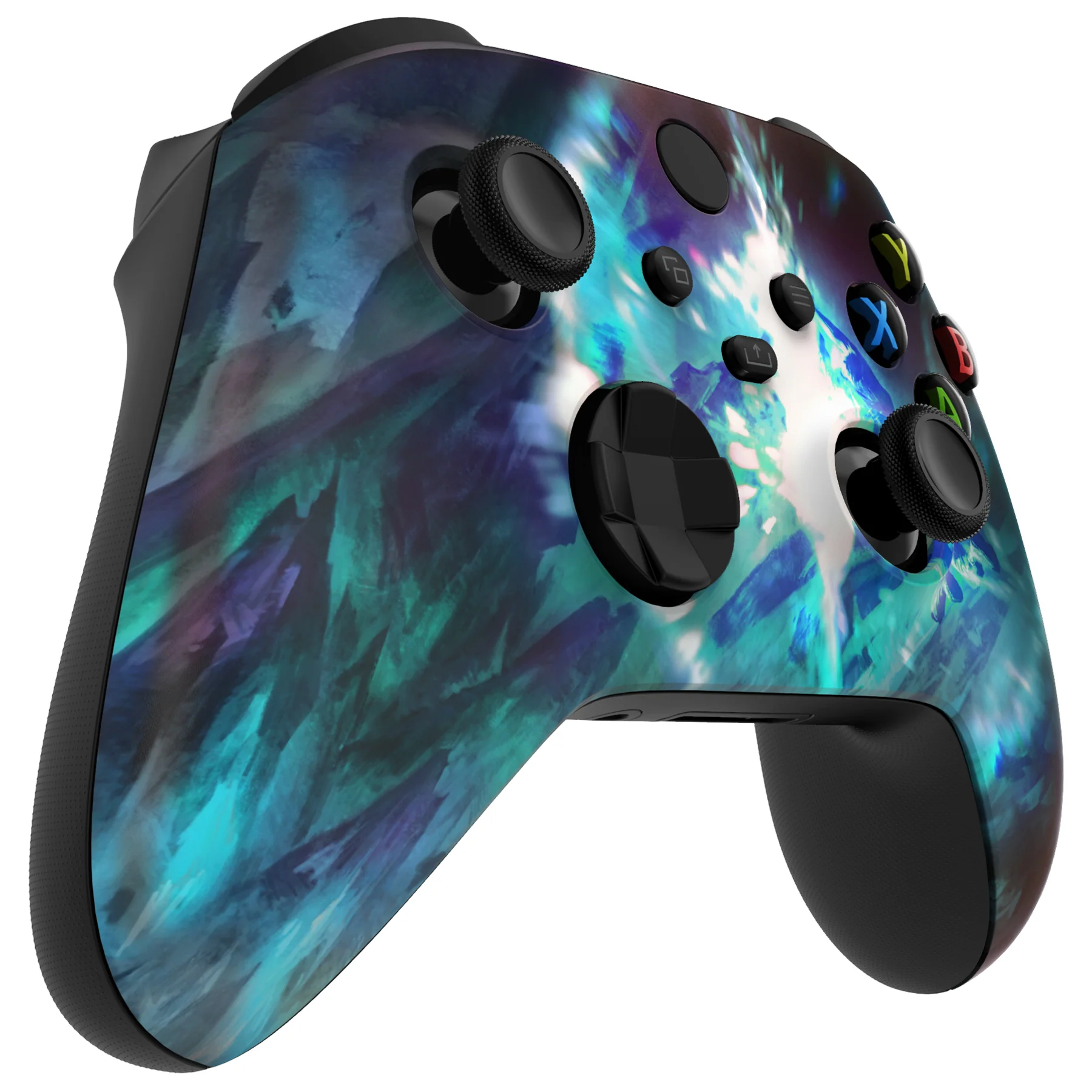 eXtremeRate Replacement Faceplate Front Housing Shell for Xbox Series X & S Controller - Crystal Fantasy - Image 5