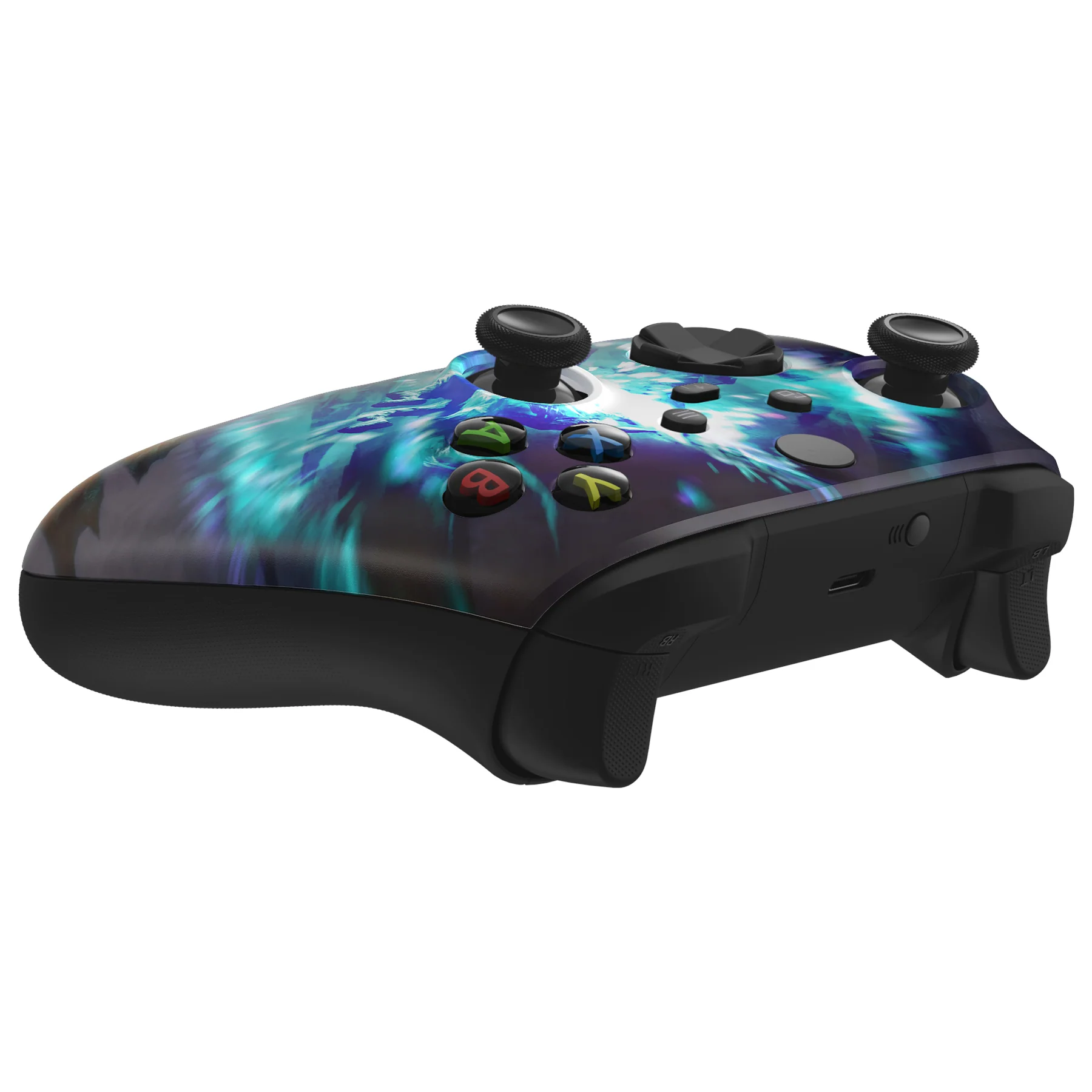 eXtremeRate Replacement Faceplate Front Housing Shell for Xbox Series X & S Controller - Crystal Fantasy - Image 6