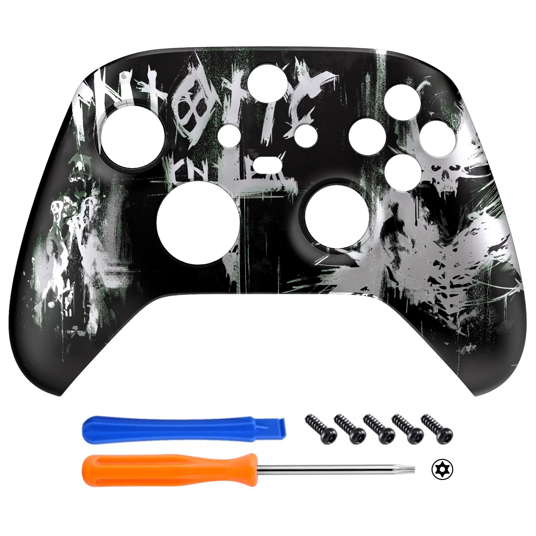 eXtremeRate Replacement Faceplate Front Housing Shell for Xbox Series X & S Controller - Darkness Falls - Image 2