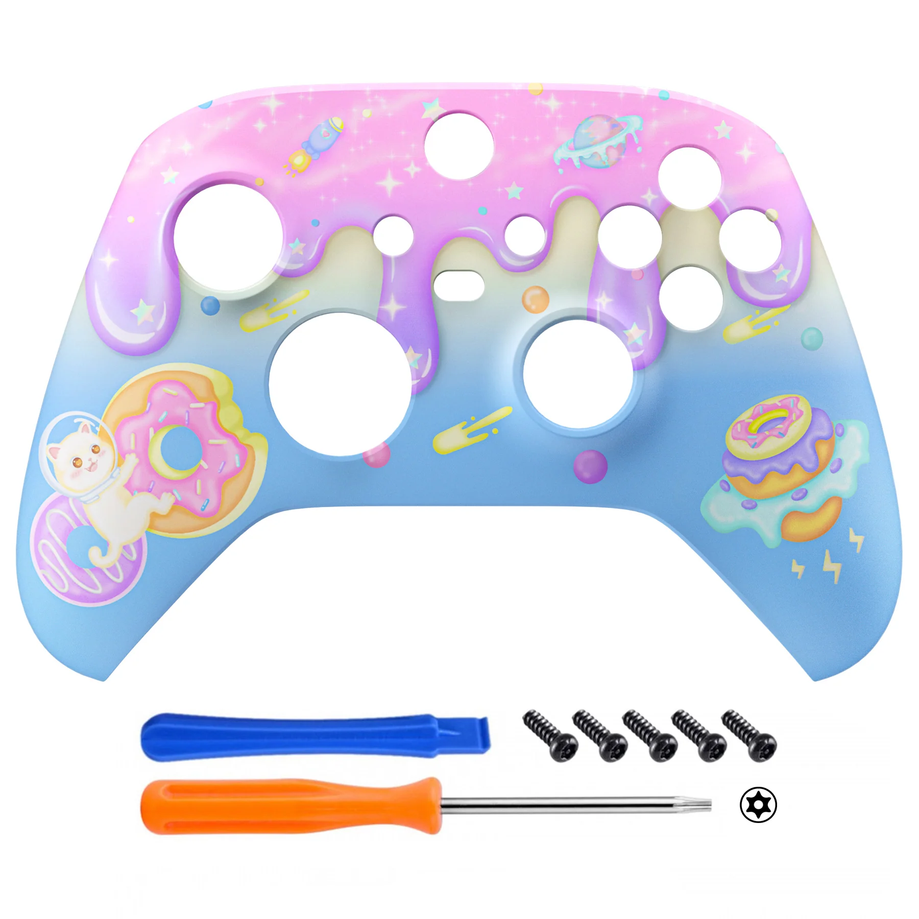 eXtremeRate Replacement Faceplate Front Housing Shell for Xbox Series X & S Controller - Donut Odyssey - Image 2
