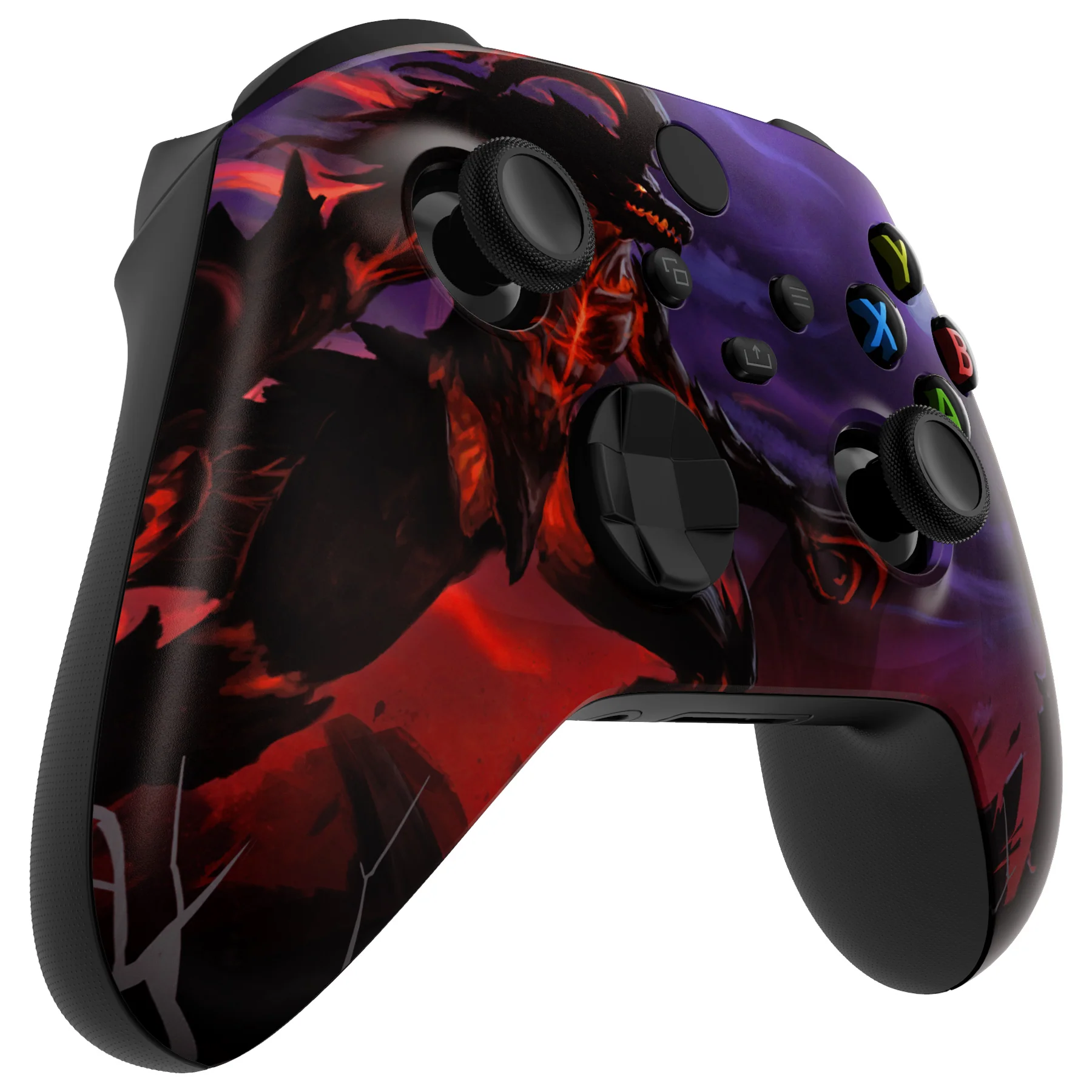 eXtremeRate Replacement Faceplate Front Housing Shell for Xbox Series X & S Controller - Dragon King - Image 5
