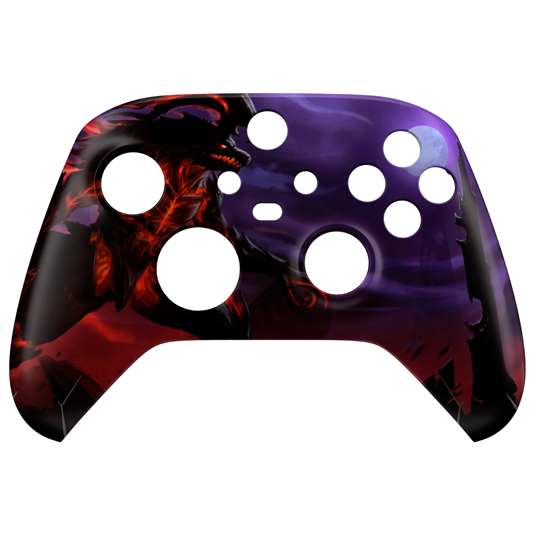 eXtremeRate Replacement Faceplate Front Housing Shell for Xbox Series X & S Controller - Dragon King - Image 7