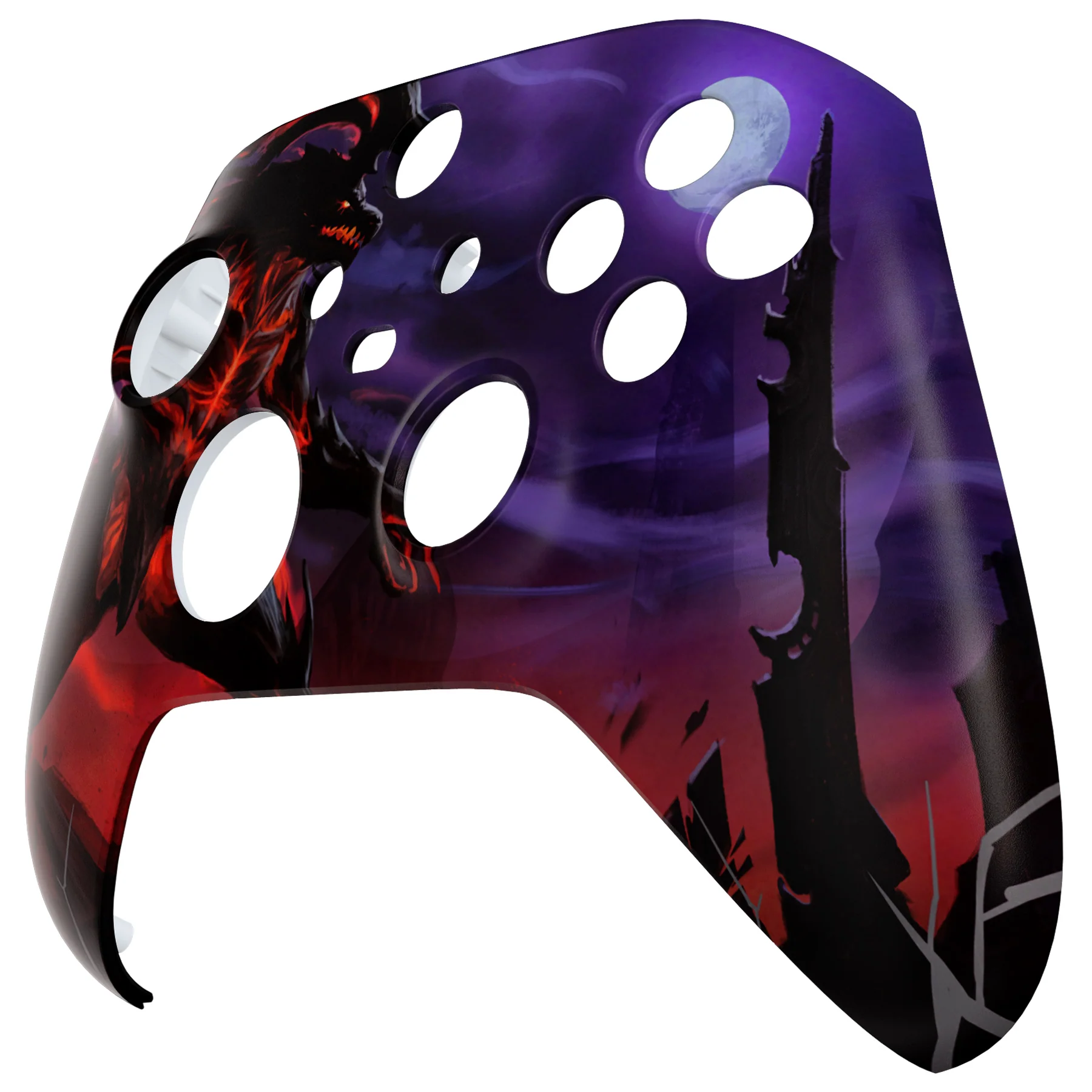 eXtremeRate Replacement Faceplate Front Housing Shell for Xbox Series X & S Controller - Dragon King - Image 8