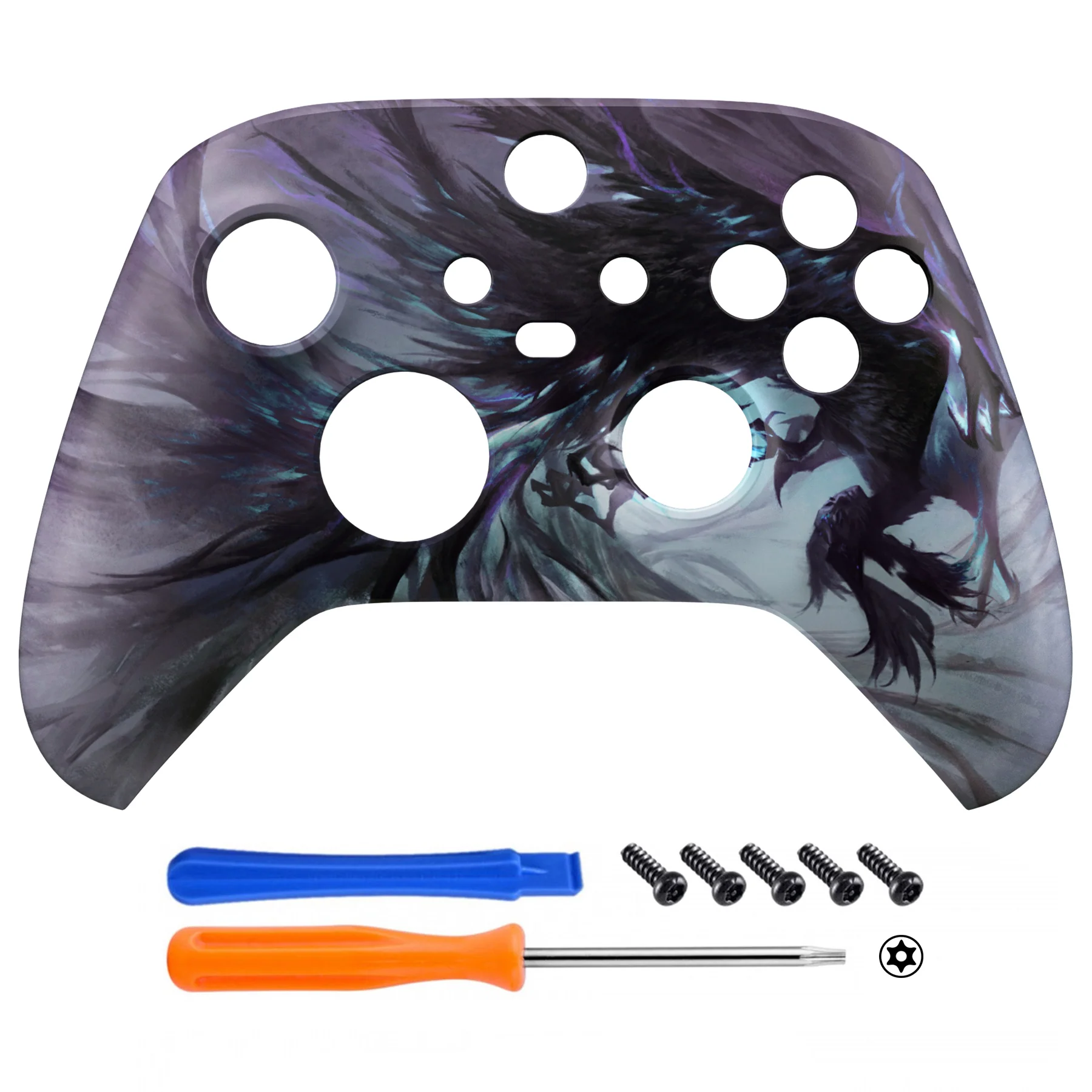 eXtremeRate Replacement Faceplate Front Housing Shell for Xbox Series X & S Controller - Dragon Whisper - Image 2