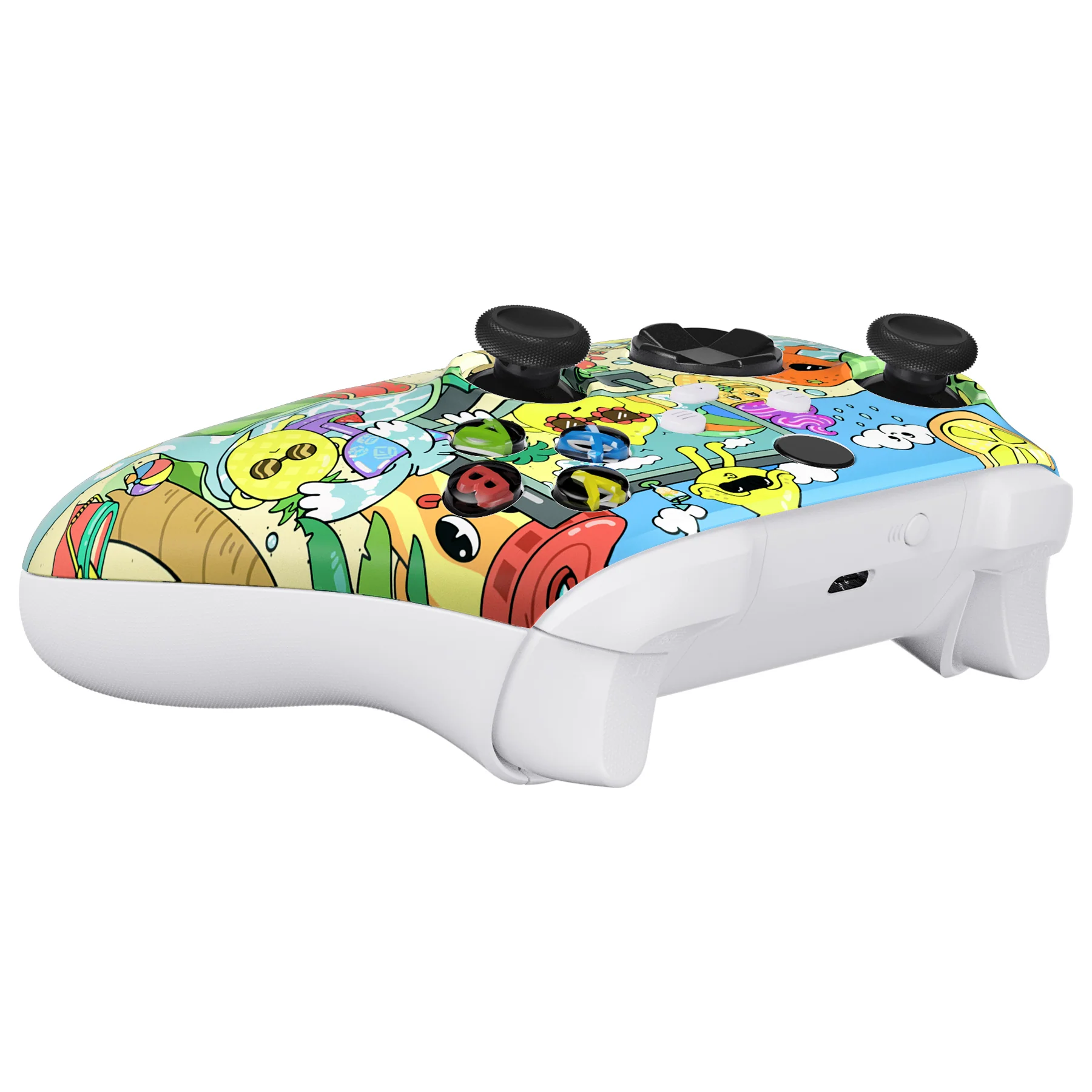 eXtremeRate Replacement Faceplate Front Housing Shell for Xbox Series X & S Controller - Fruity Party - Image 6