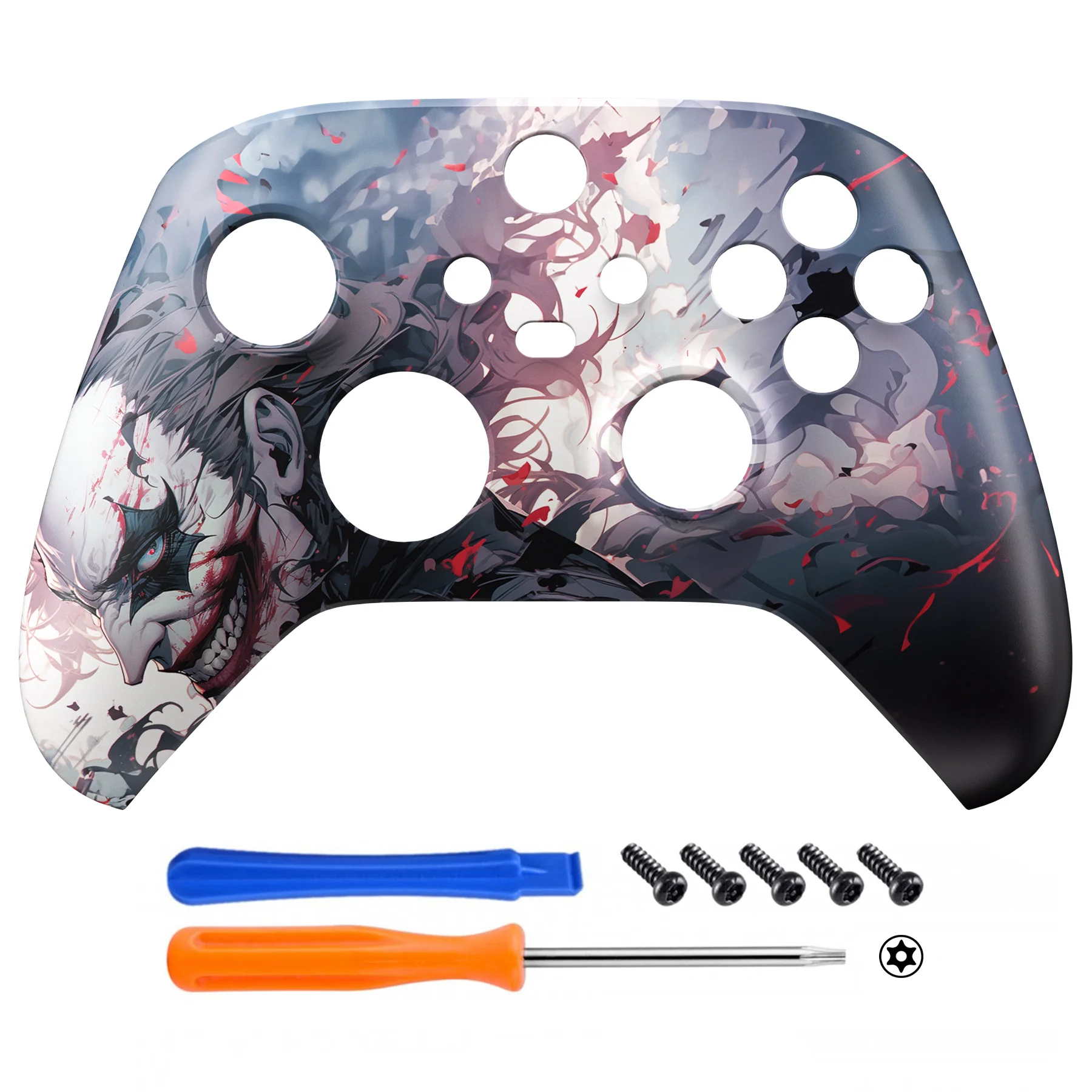 eXtremeRate Replacement Faceplate Front Housing Shell for Xbox Series X & S Controller - Killing Clown - Image 2