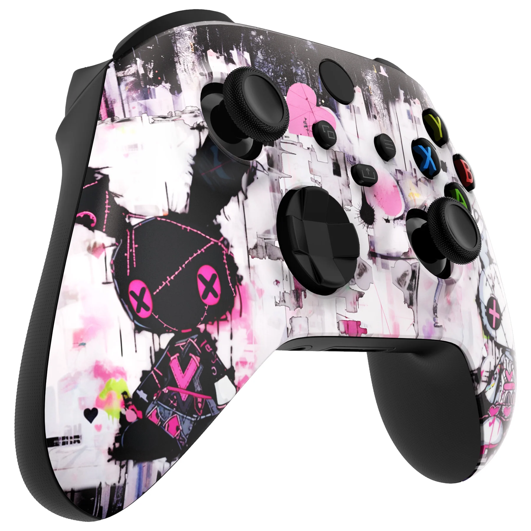 eXtremeRate Replacement Faceplate Front Housing Shell for Xbox Series X & S Controller - Lovely Punky Bunny - Image 5