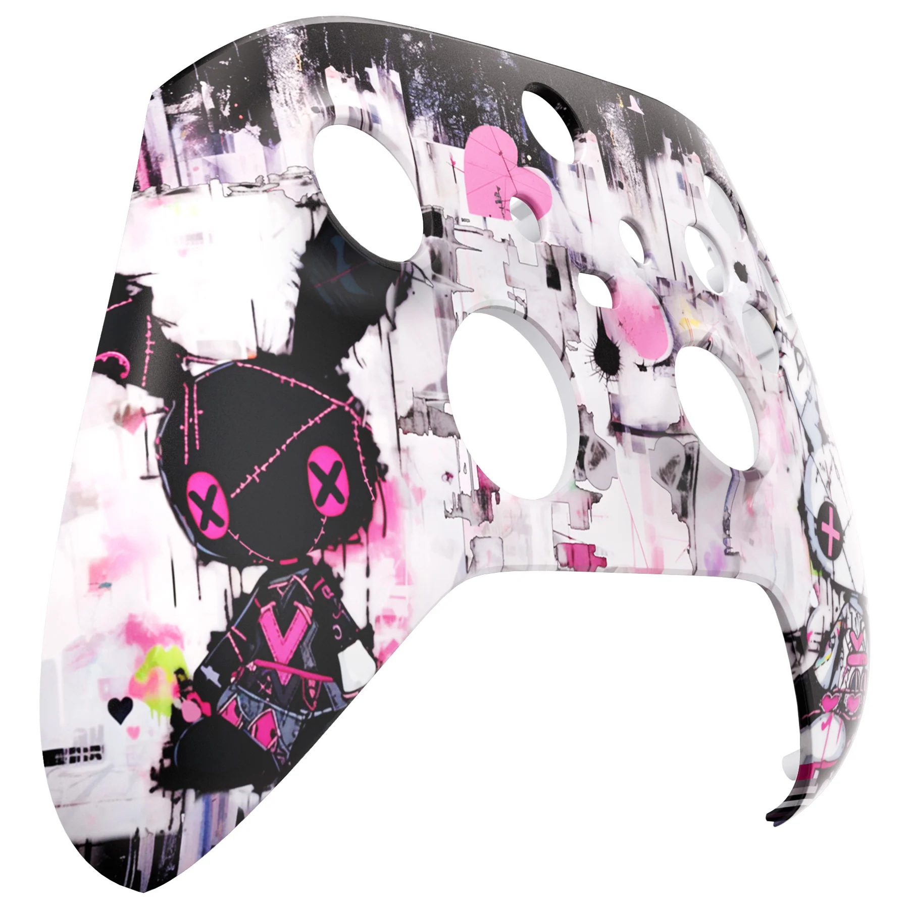 eXtremeRate Replacement Faceplate Front Housing Shell for Xbox Series X & S Controller - Lovely Punky Bunny - Image 9