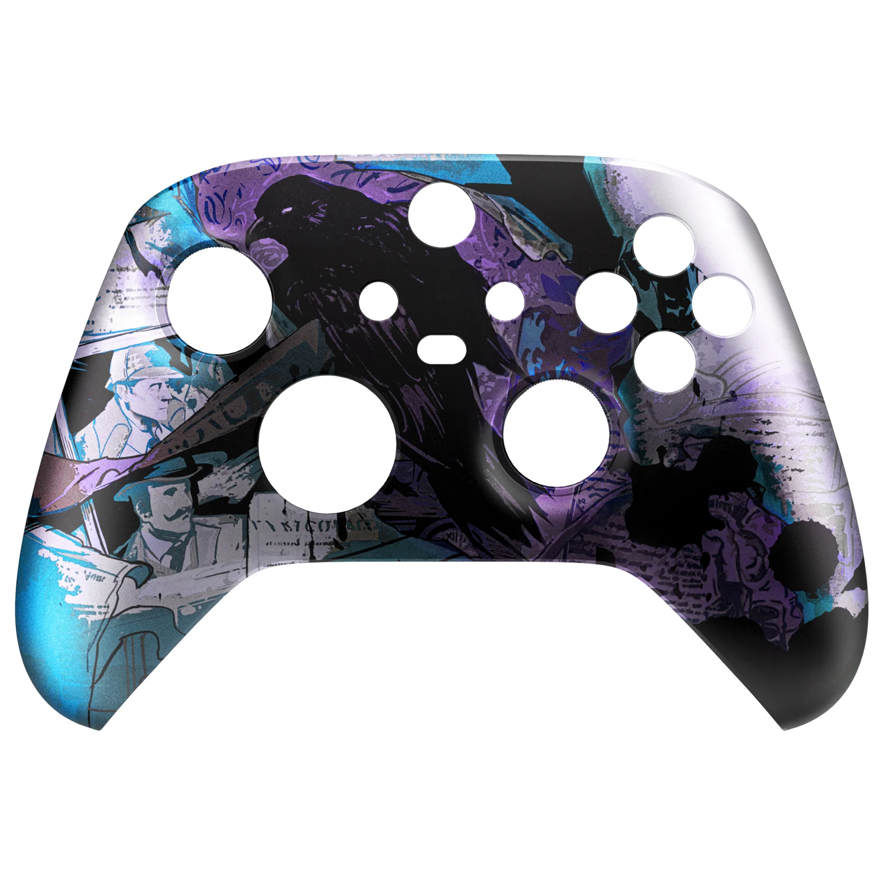 eXtremeRate Replacement Faceplate Front Housing Shell for Xbox Series X & S Controller - The Great Detective - Image 7