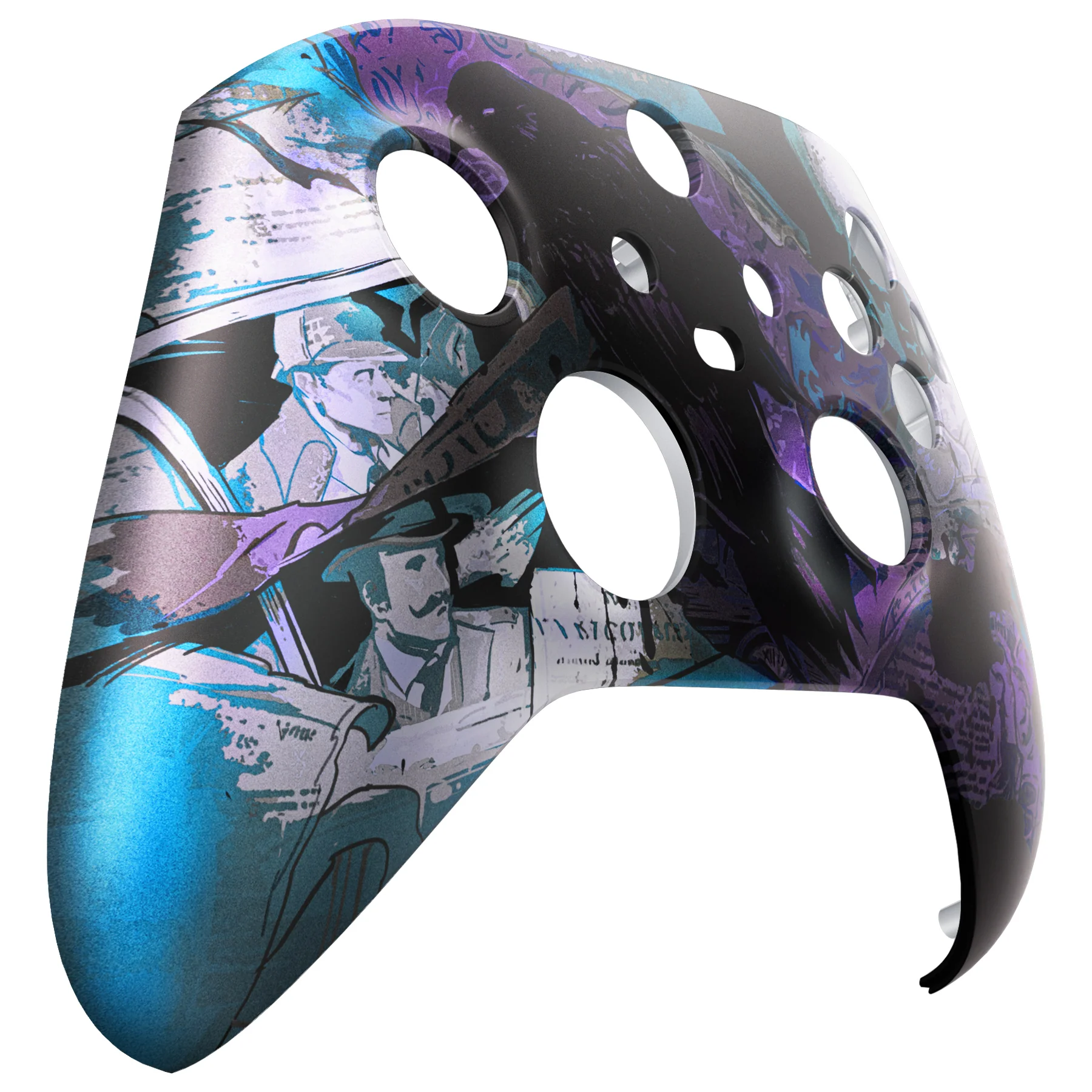 eXtremeRate Replacement Faceplate Front Housing Shell for Xbox Series X & S Controller - The Great Detective - Image 9