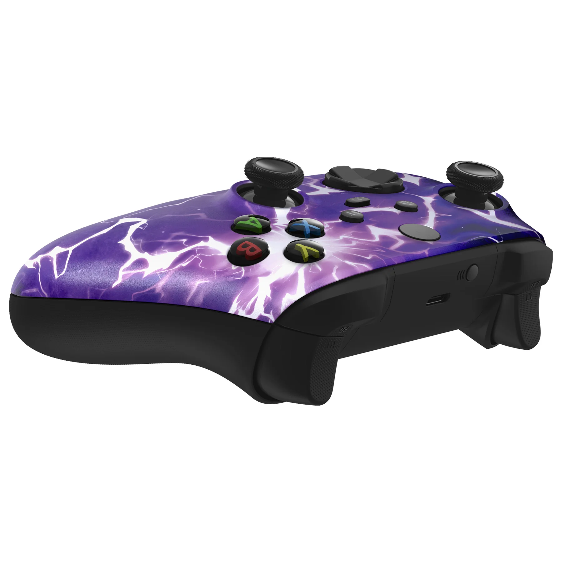 eXtremeRate Replacement Faceplate Front Housing Shell for Xbox Series X & S Controller - Thunder Magic - Image 6