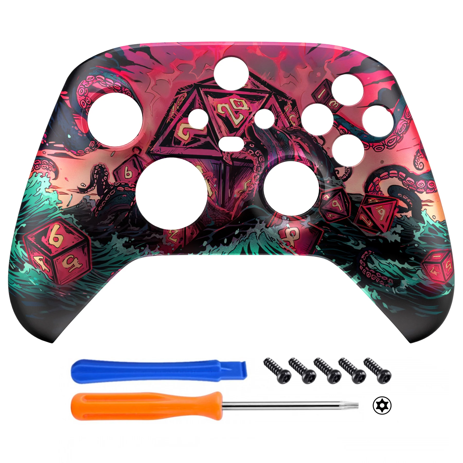 eXtremeRate Replacement Faceplate Front Housing Shell for Xbox Series X & S Controller - Treasure of Abyss - Image 2
