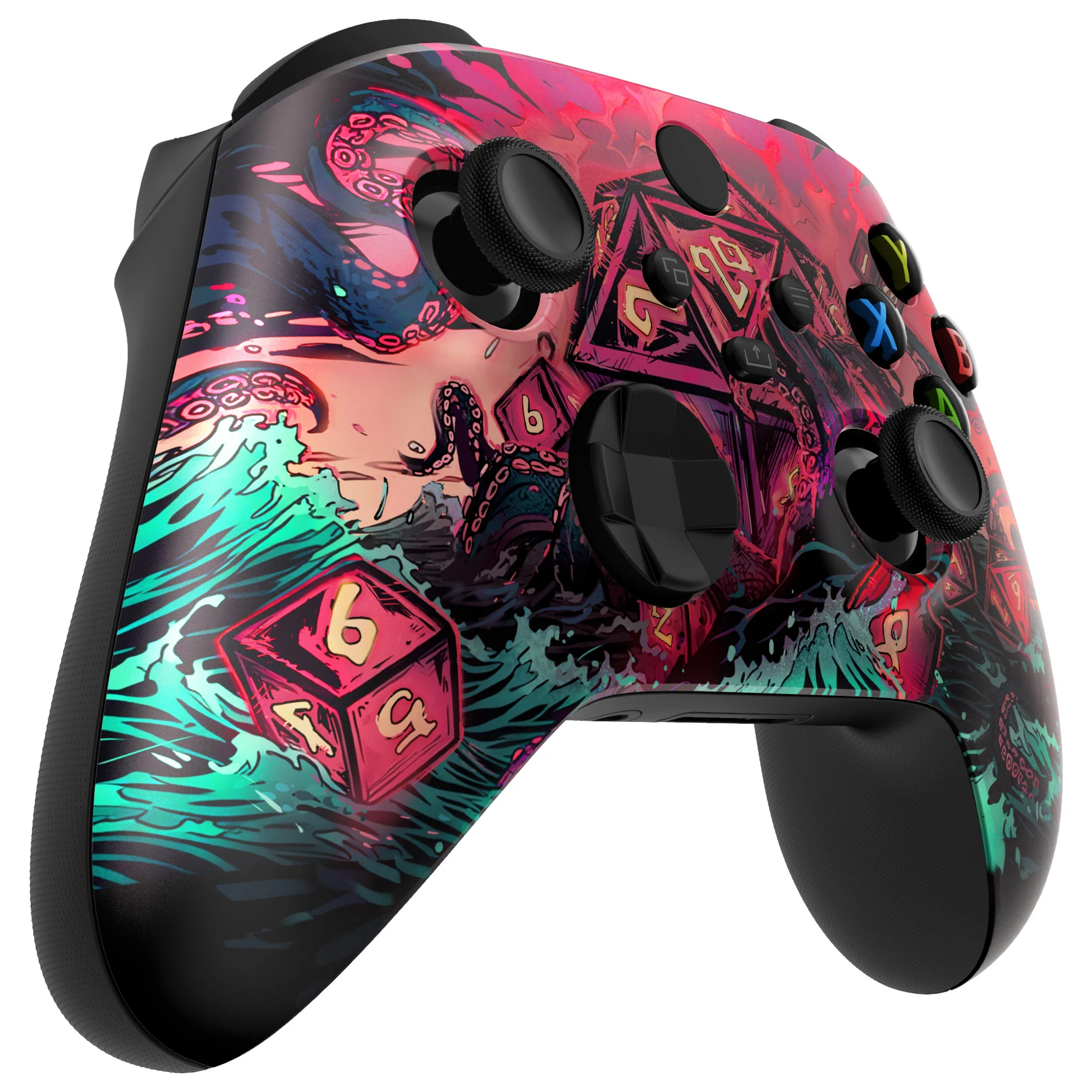 eXtremeRate Replacement Faceplate Front Housing Shell for Xbox Series X & S Controller - Treasure of Abyss - Image 5
