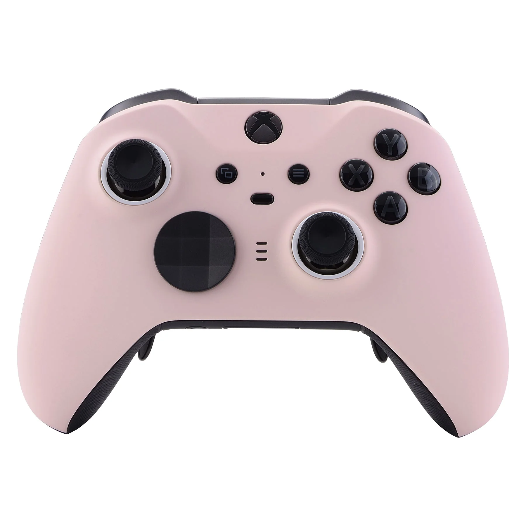 eXtremeRate Replacement Front Housing Shell Case with Accent Rings for Xbox One Elite Series 2 & Elite 2 Core Controller (Model 1797) - Cherry Blossoms Pink - Image 2