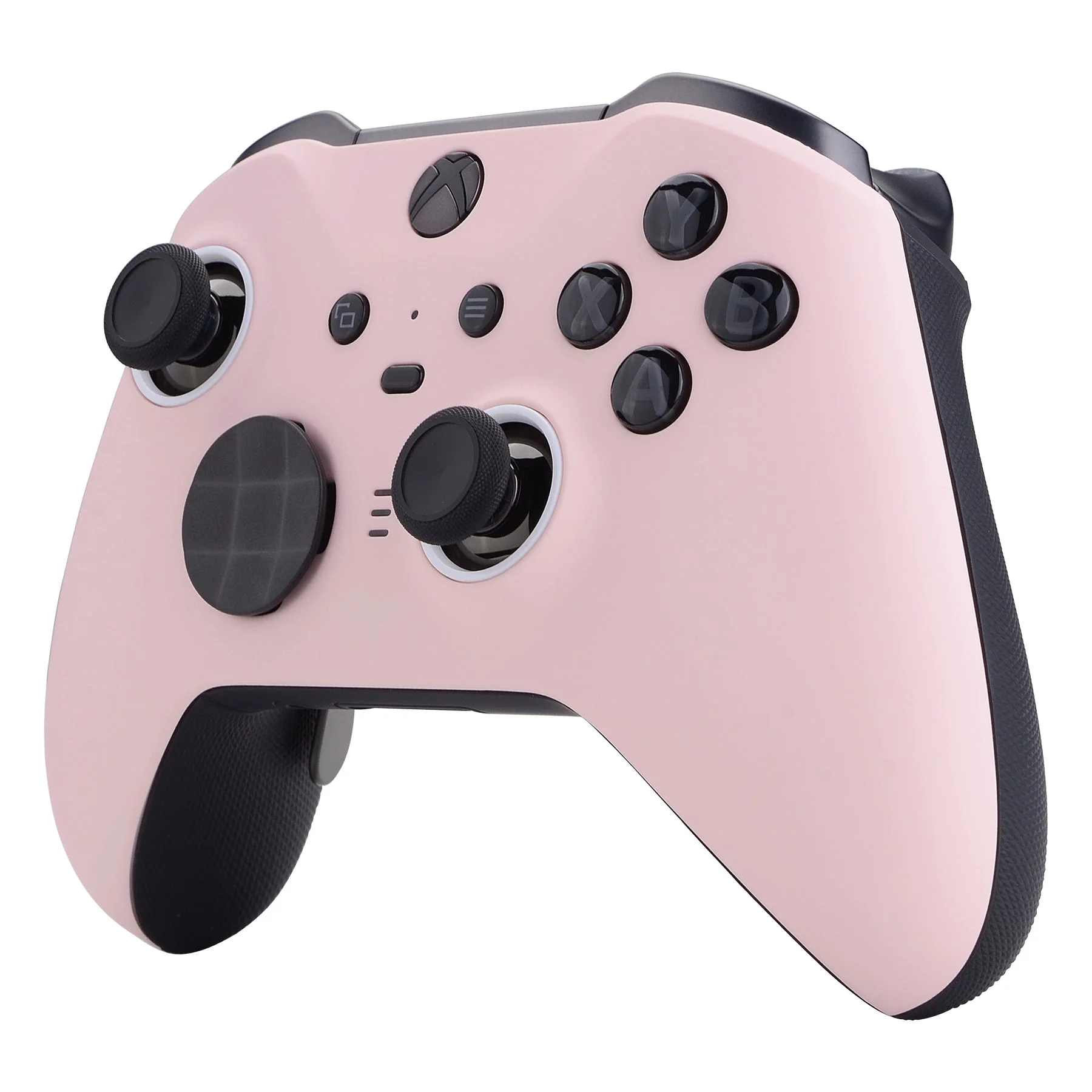 eXtremeRate Replacement Front Housing Shell Case with Accent Rings for Xbox One Elite Series 2 & Elite 2 Core Controller (Model 1797) - Cherry Blossoms Pink - Image 5
