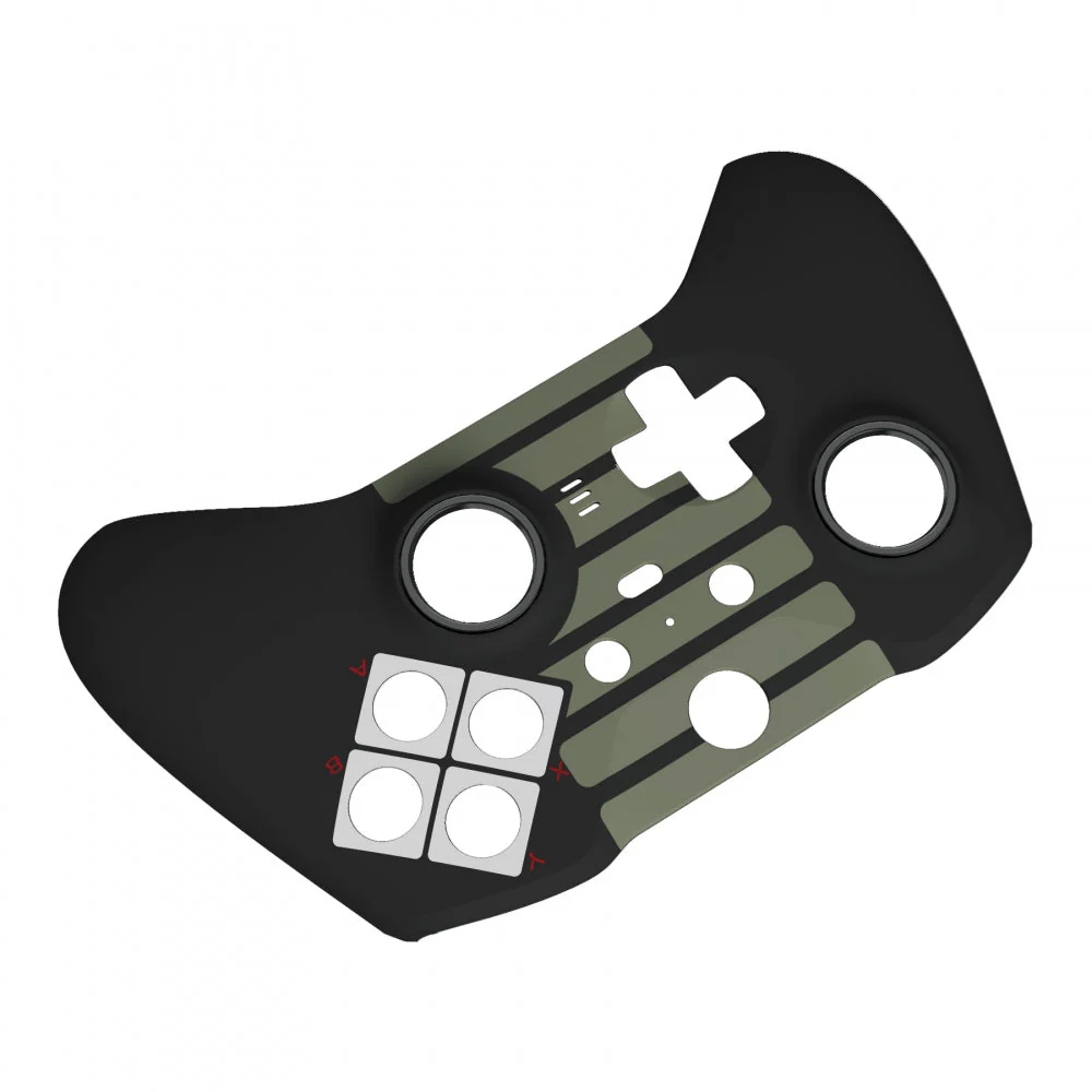 eXtremeRate Replacement Front Housing Shell Case with Accent Rings for Xbox One Elite Series 2 & Elite 2 Core Controller (Model 1797) - Classic NES Style - Image 9