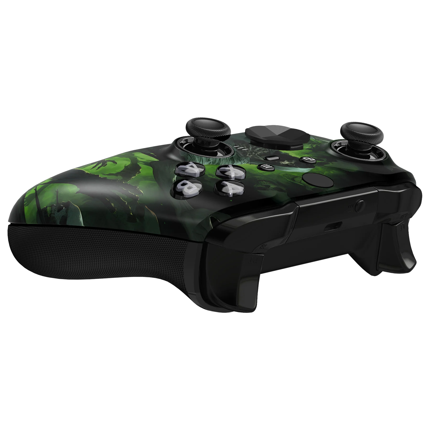 eXtremeRate Replacement Front Housing Shell Case with Accent Rings for Xbox One Elite Series 2 & Elite 2 Core Controller (Model 1797) - Dark Carnival - Image 7