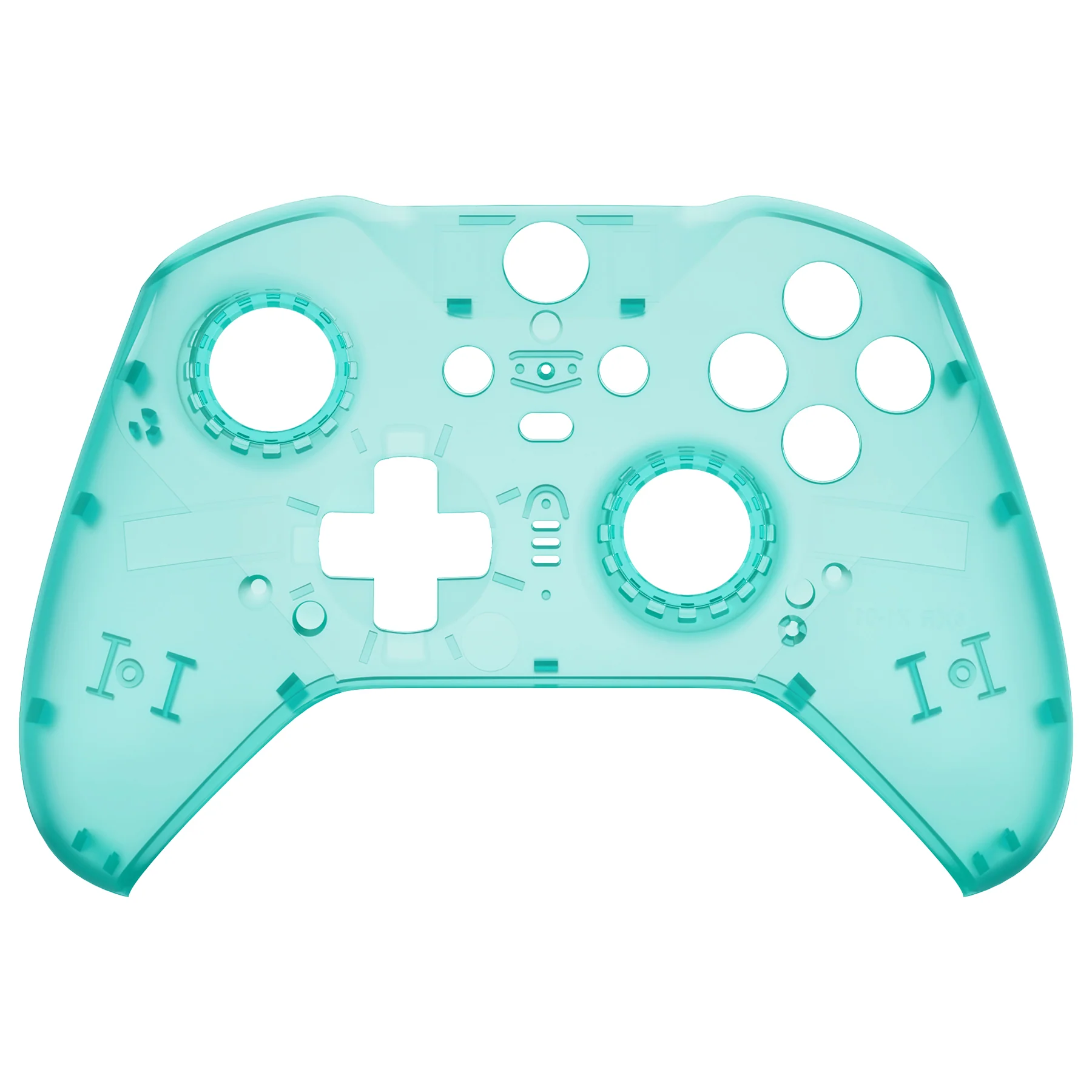 eXtremeRate Replacement Front Housing Shell Case with Accent Rings for Xbox One Elite Series 2 & Elite 2 Core Controller (Model 1797) - Emerald Green - Image 8