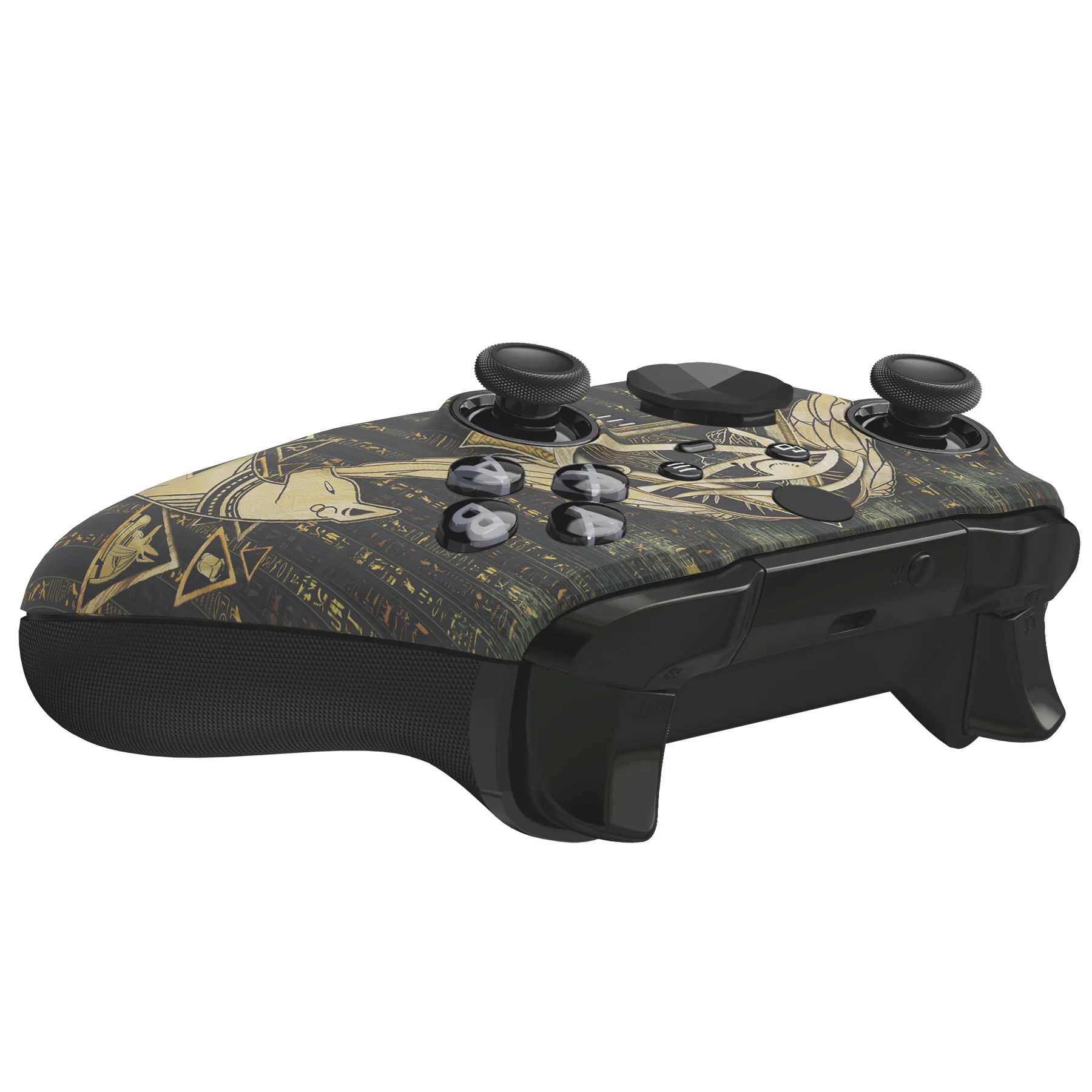 eXtremeRate Replacement Front Housing Shell Case with Accent Rings for Xbox One Elite Series 2 & Elite 2 Core Controller (Model 1797) - Eye of Providence Pyramid - Image 7