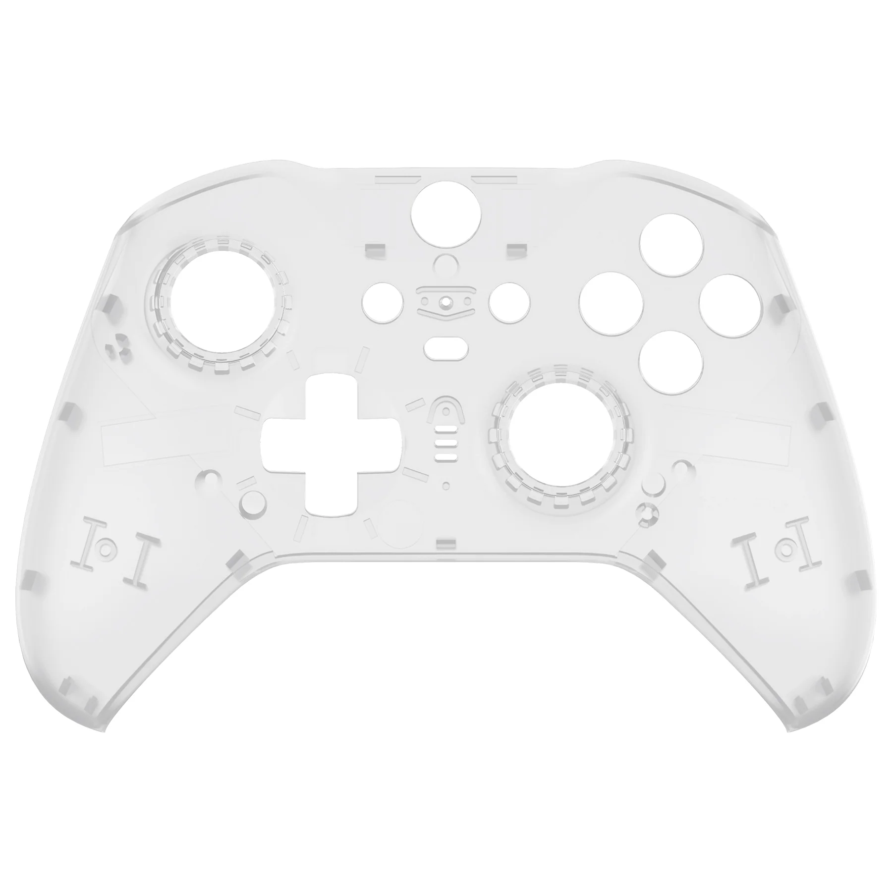 eXtremeRate Replacement Front Housing Shell Case with Accent Rings for Xbox One Elite Series 2 & Elite 2 Core Controller (Model 1797) - Glow in Dark - Green - Image 11