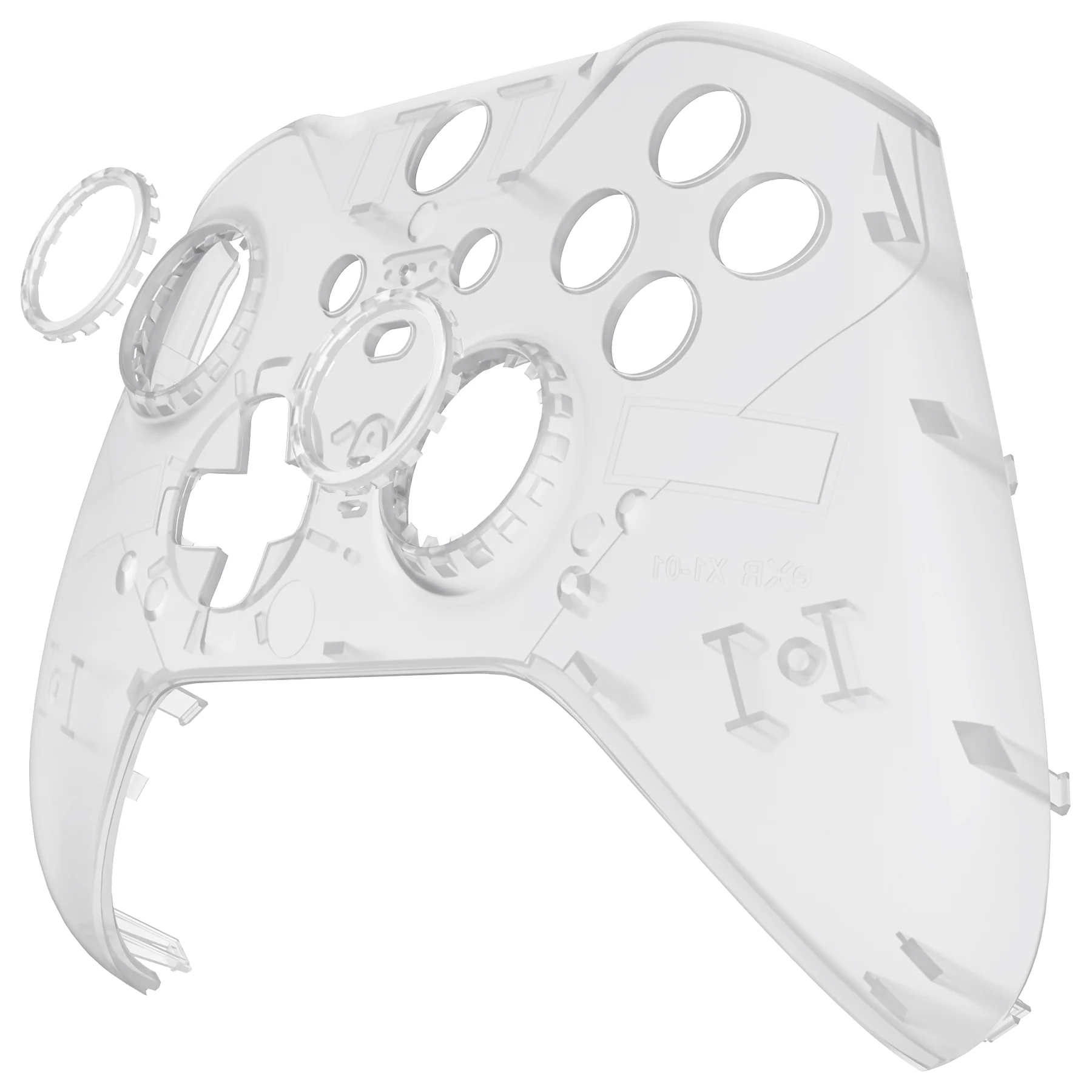eXtremeRate Replacement Front Housing Shell Case with Accent Rings for Xbox One Elite Series 2 & Elite 2 Core Controller (Model 1797) - Glow in Dark - Green - Image 12