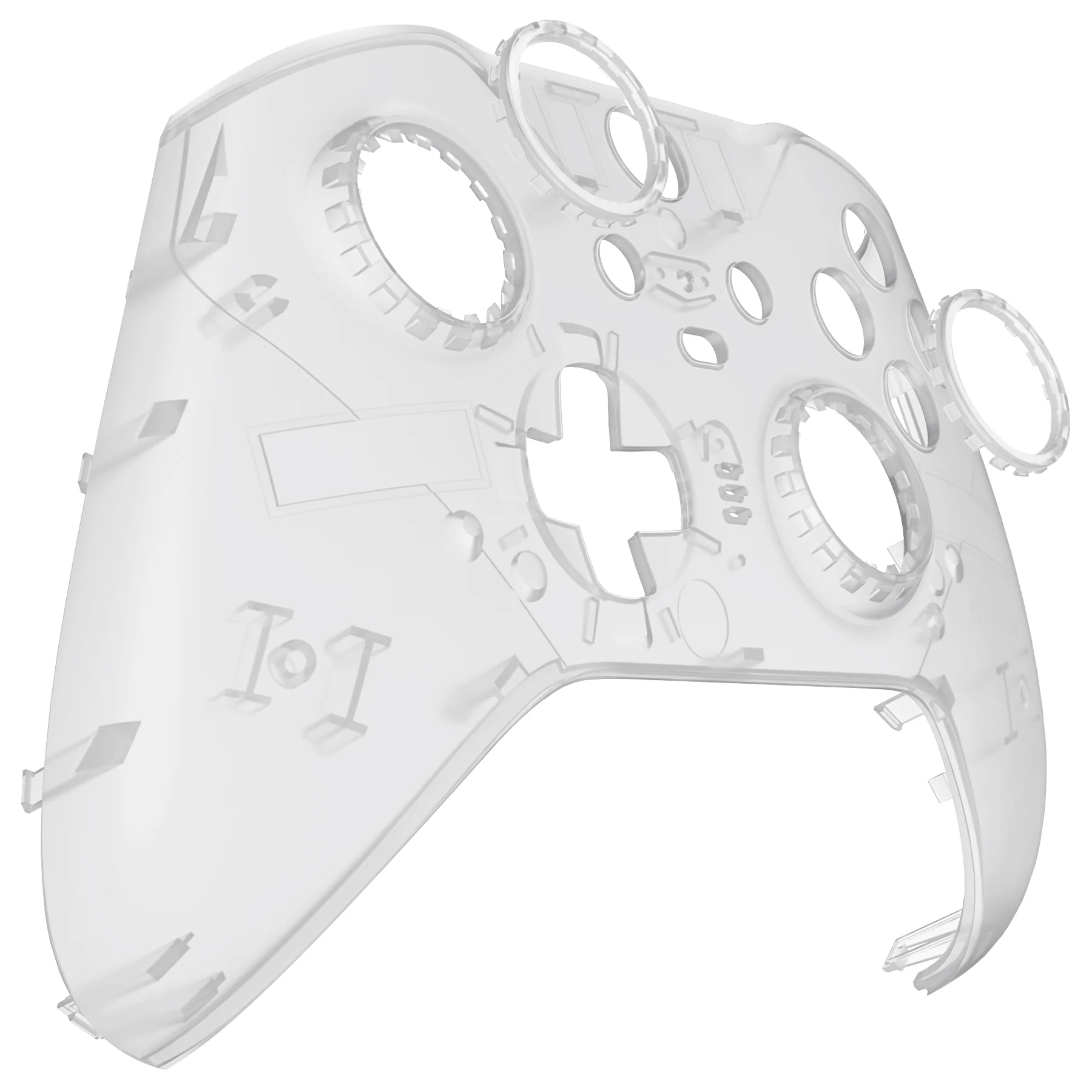 eXtremeRate Replacement Front Housing Shell Case with Accent Rings for Xbox One Elite Series 2 & Elite 2 Core Controller (Model 1797) - Glow in Dark - Green - Image 13
