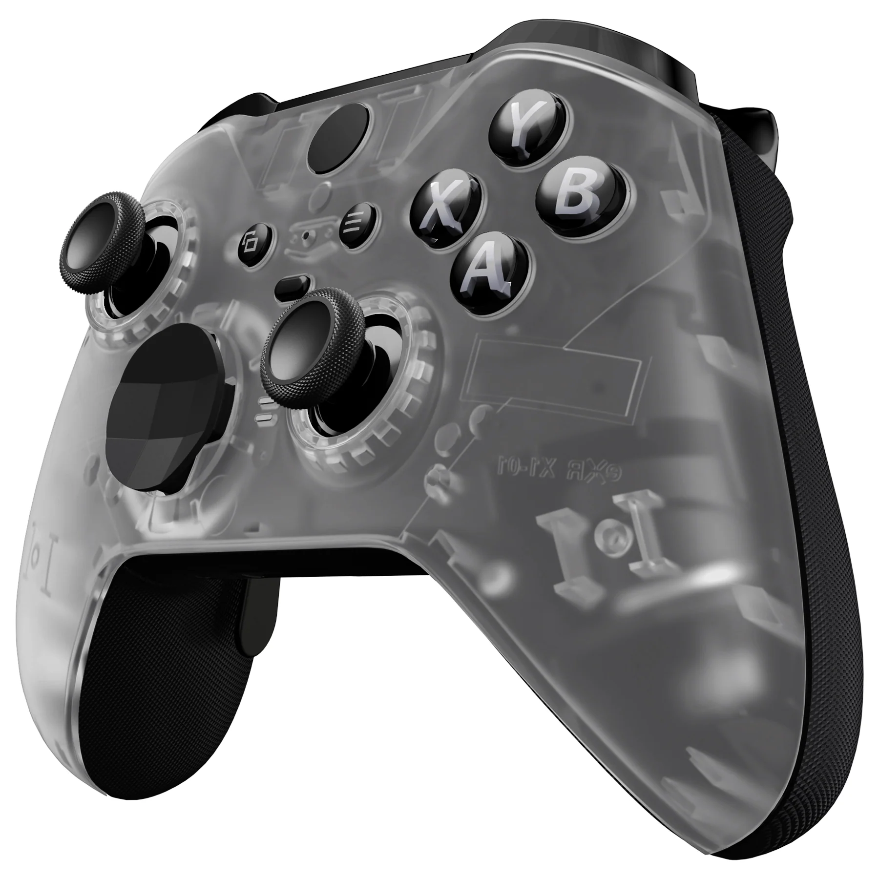 eXtremeRate Replacement Front Housing Shell Case with Accent Rings for Xbox One Elite Series 2 & Elite 2 Core Controller (Model 1797) - Glow in Dark - Green - Image 8