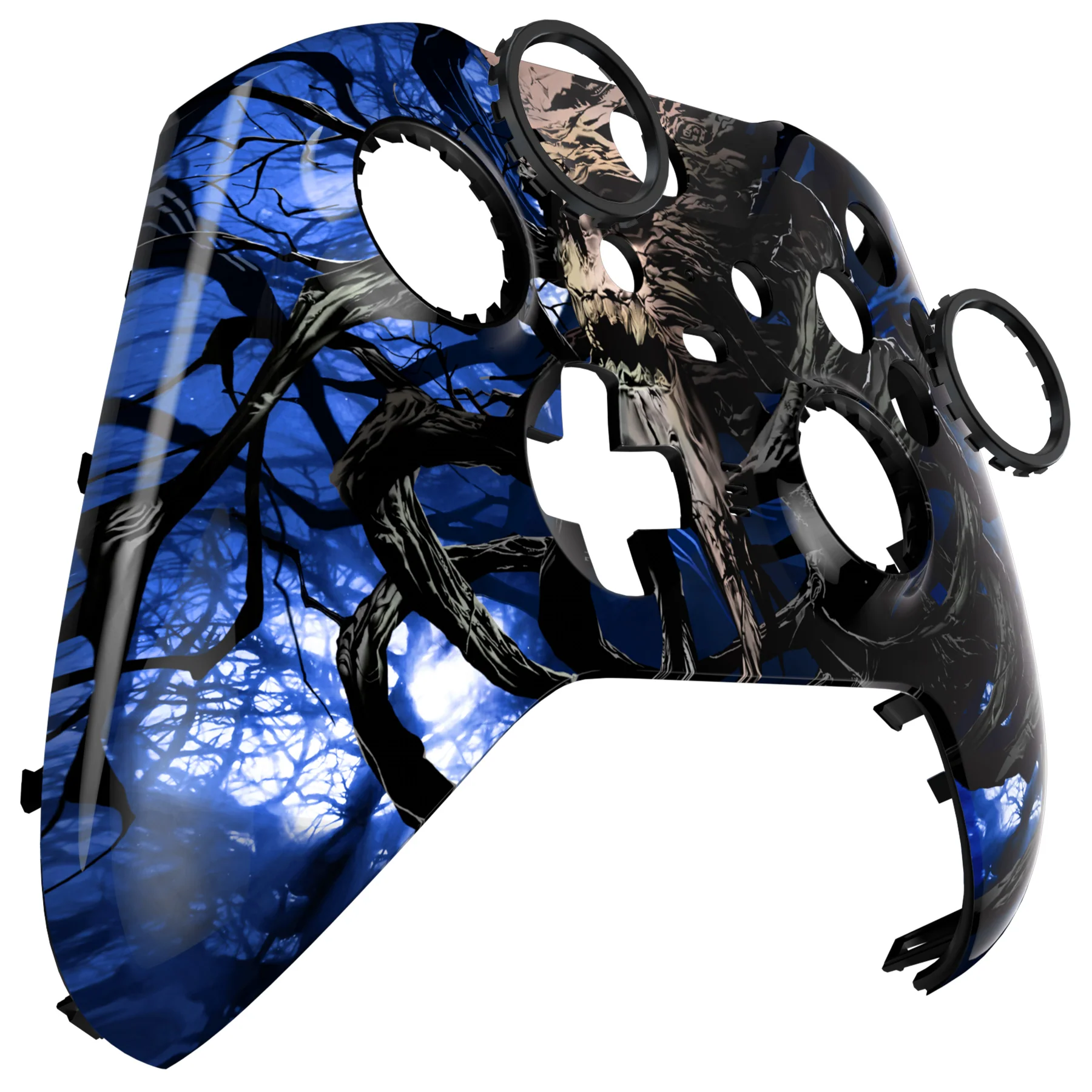 eXtremeRate Replacement Front Housing Shell Case with Accent Rings for Xbox One Elite Series 2 & Elite 2 Core Controller (Model 1797) - Glow in Dark - The Awakening of the Earth Lord - Image 14