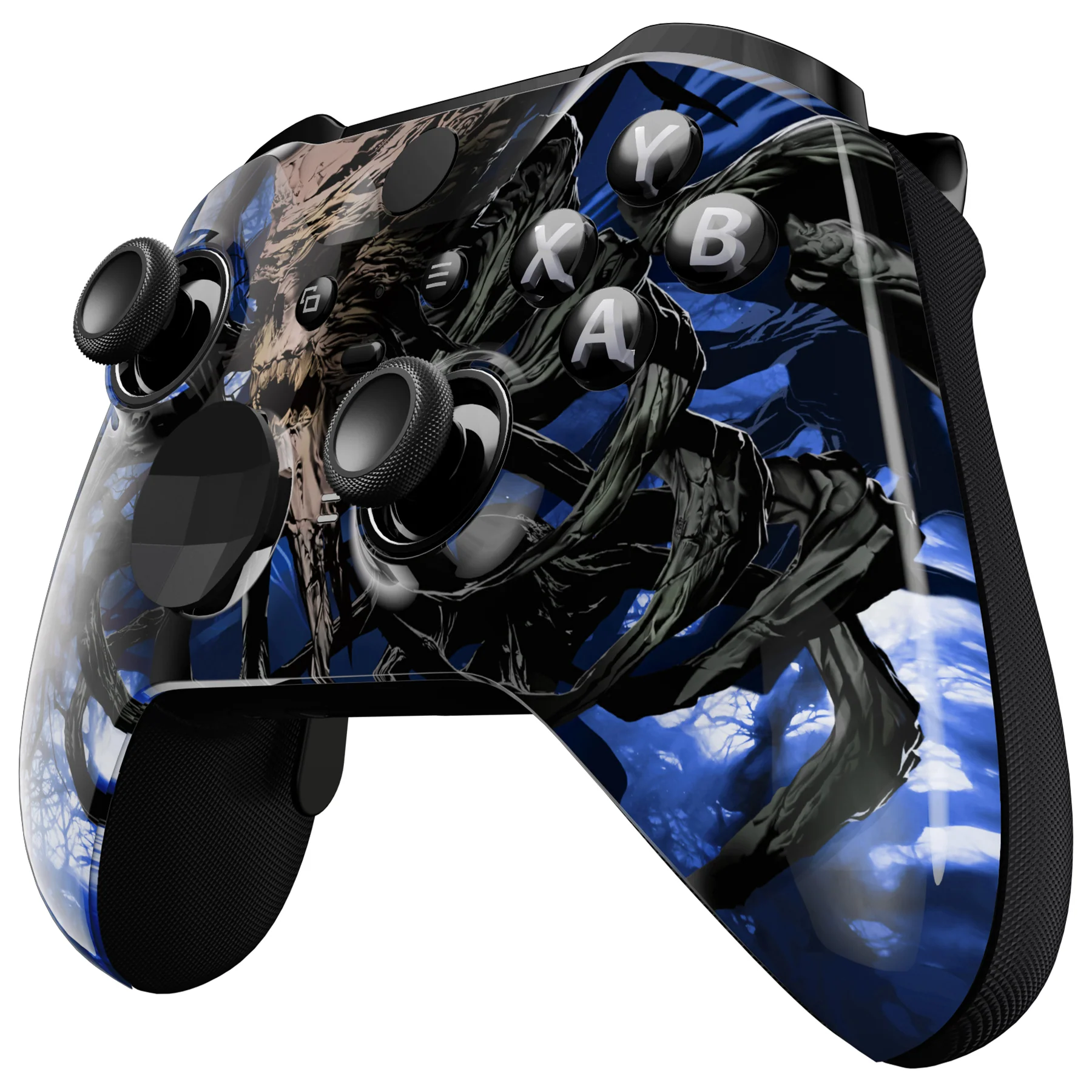 eXtremeRate Replacement Front Housing Shell Case with Accent Rings for Xbox One Elite Series 2 & Elite 2 Core Controller (Model 1797) - Glow in Dark - The Awakening of the Earth Lord - Image 8