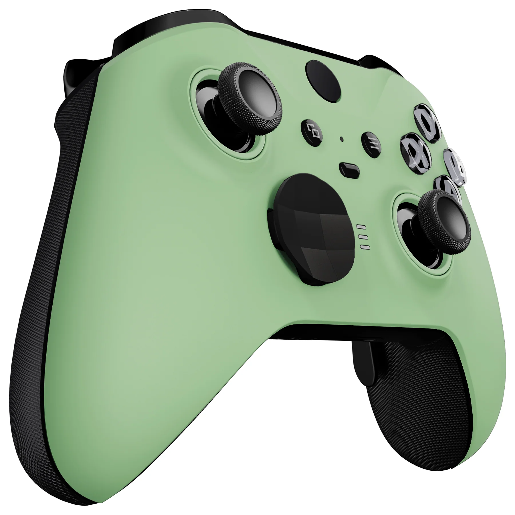 eXtremeRate Replacement Front Housing Shell Case with Accent Rings for Xbox One Elite Series 2 & Elite 2 Core Controller (Model 1797) - Matcha Green - Image 6