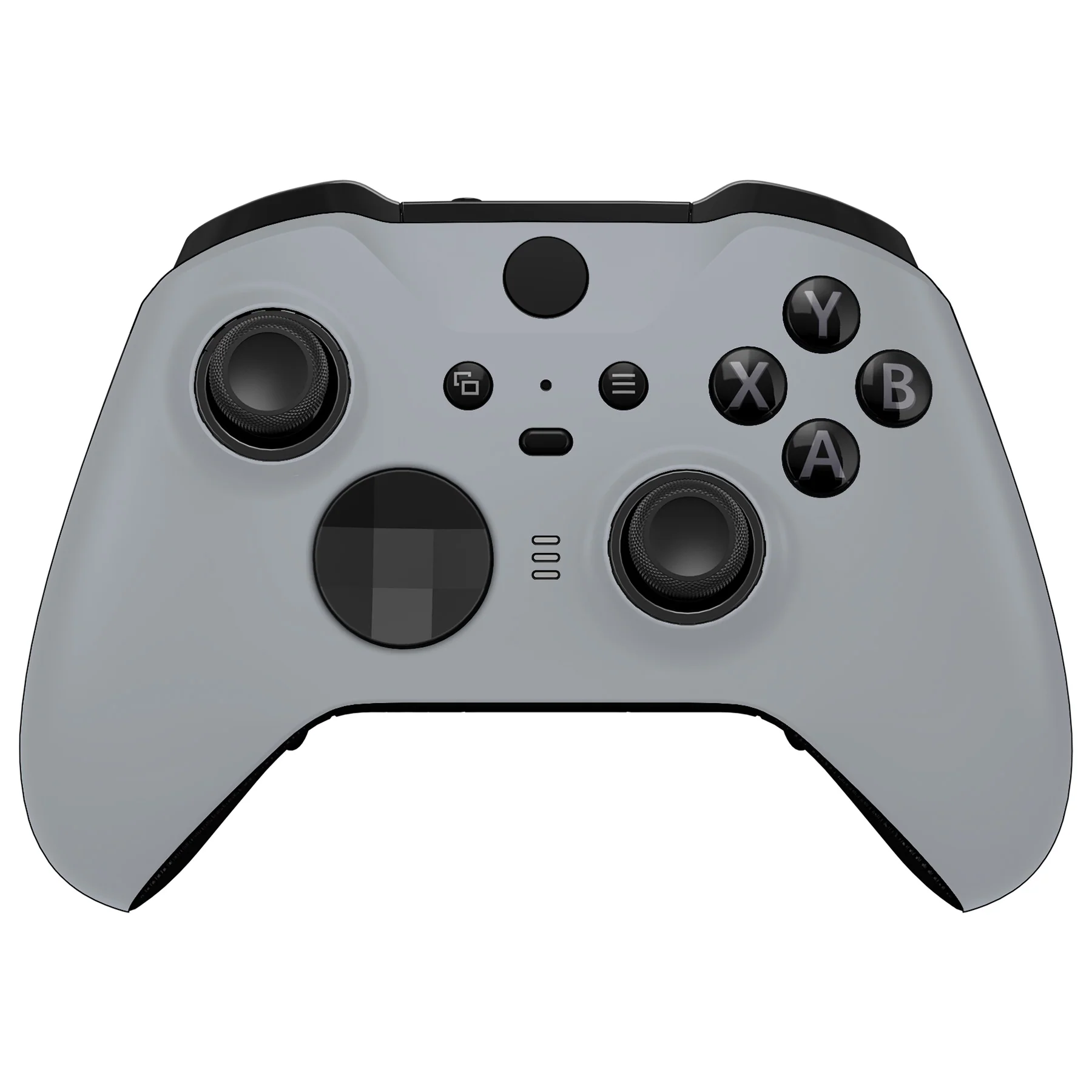 eXtremeRate Replacement Front Housing Shell Case with Accent Rings for Xbox One Elite Series 2 & Elite 2 Core Controller (Model 1797) - New Hope Gray - Image 2