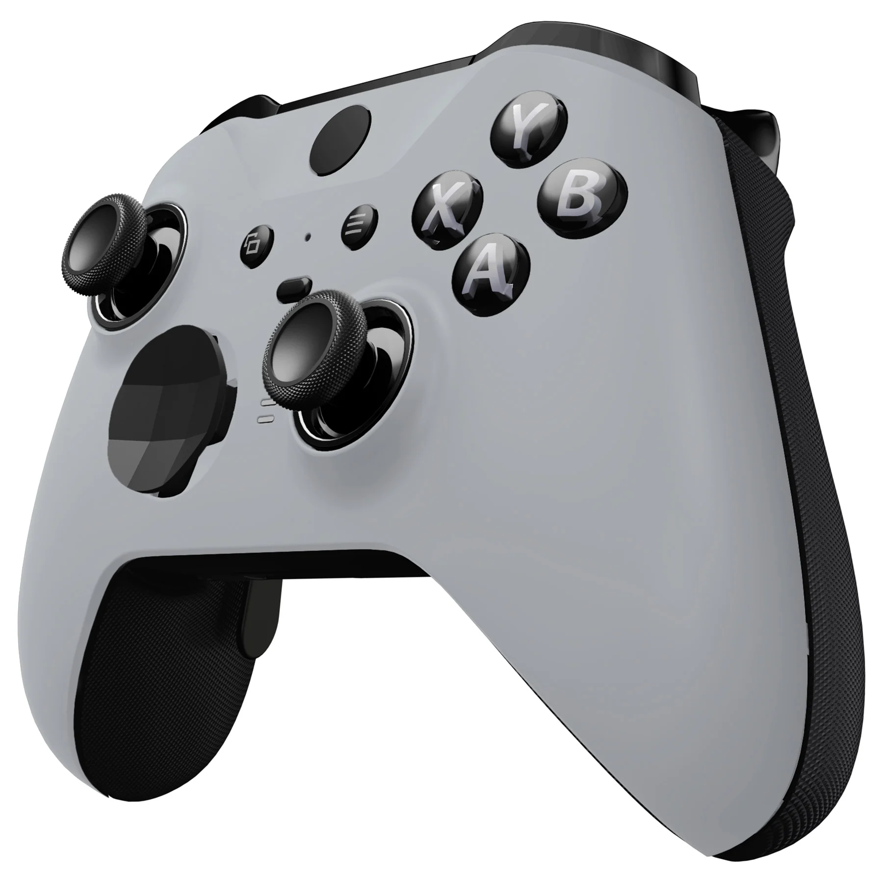 eXtremeRate Replacement Front Housing Shell Case with Accent Rings for Xbox One Elite Series 2 & Elite 2 Core Controller (Model 1797) - New Hope Gray - Image 5