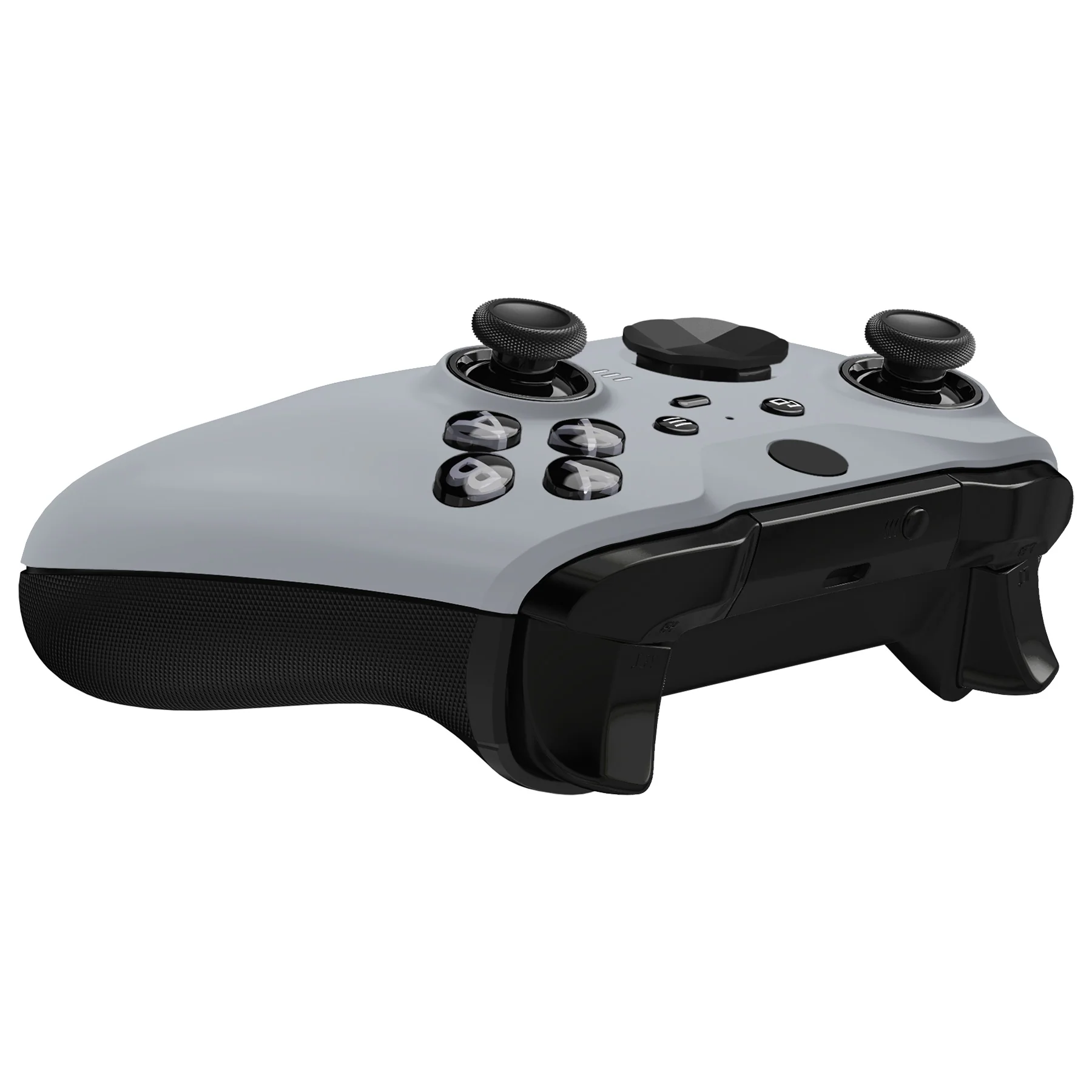 eXtremeRate Replacement Front Housing Shell Case with Accent Rings for Xbox One Elite Series 2 & Elite 2 Core Controller (Model 1797) - New Hope Gray - Image 7